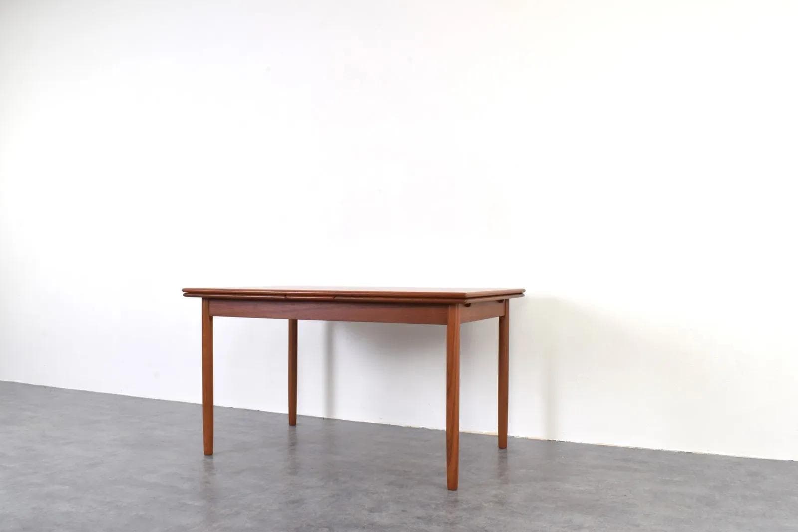 Dining Table, brown teak, Denmark, 1960s. - 316000
