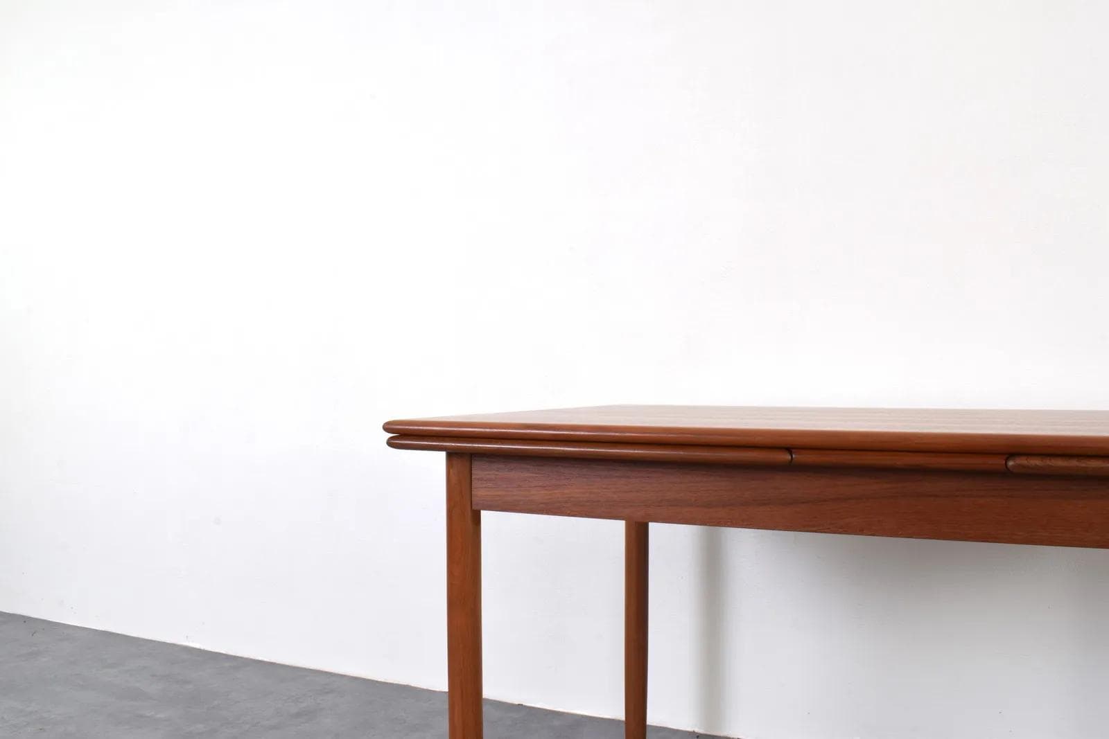 Dining Table, brown teak, Denmark, 1960s. - 315991