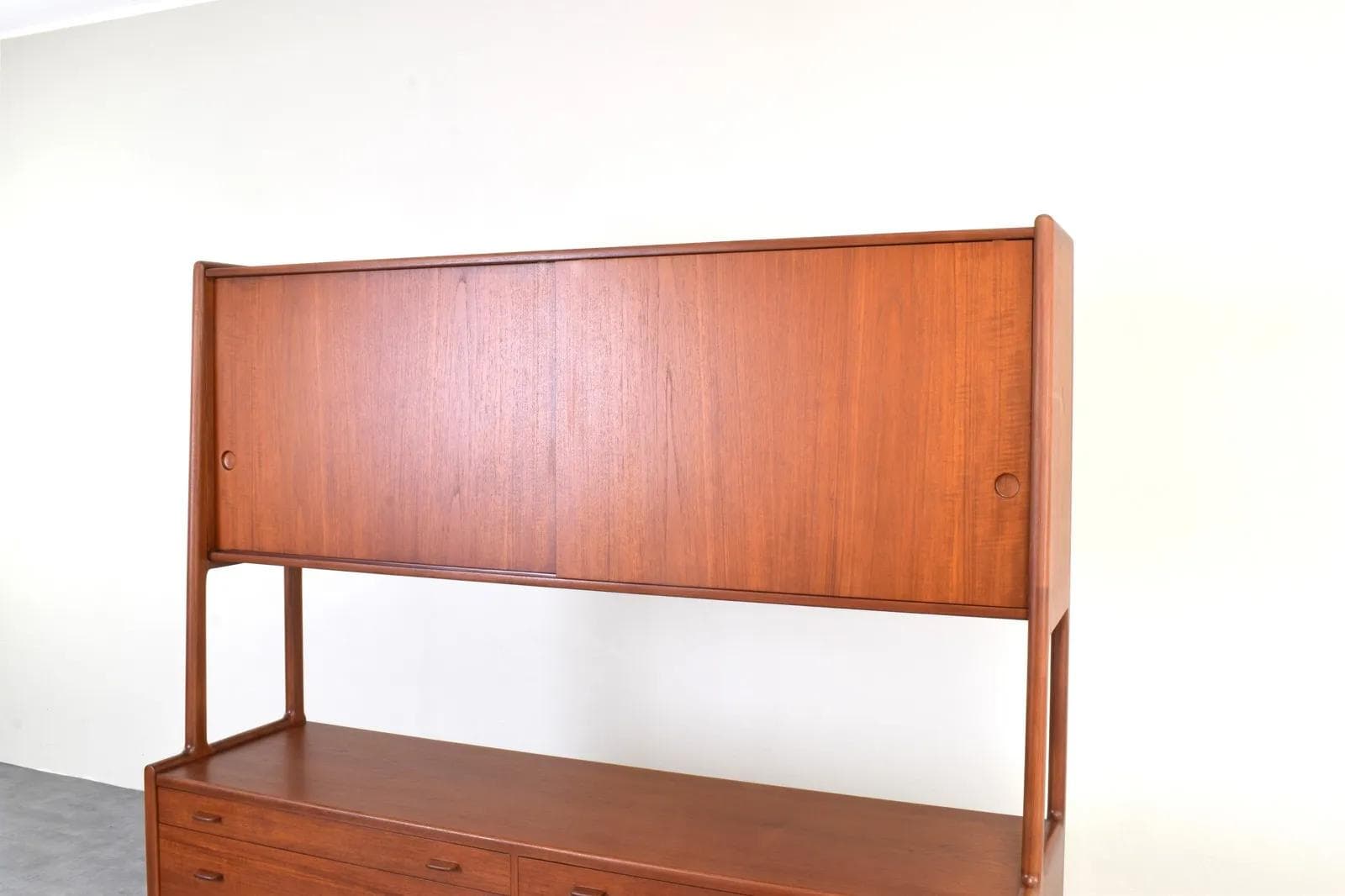 Sideboard RY-20, brown teak, by H. Wegner, Denmark, 1950s. - 315964