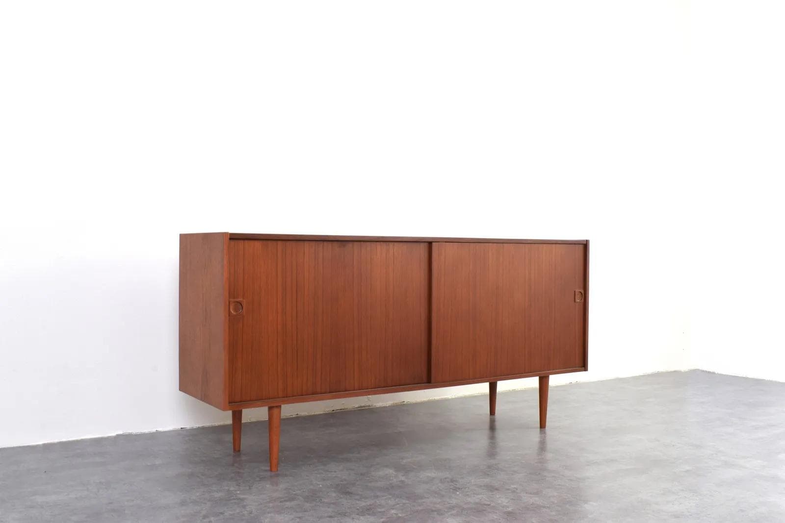 Sideboard, brown teak, Farsø Møbelfabrik, Denmark, 1960s. - 315897