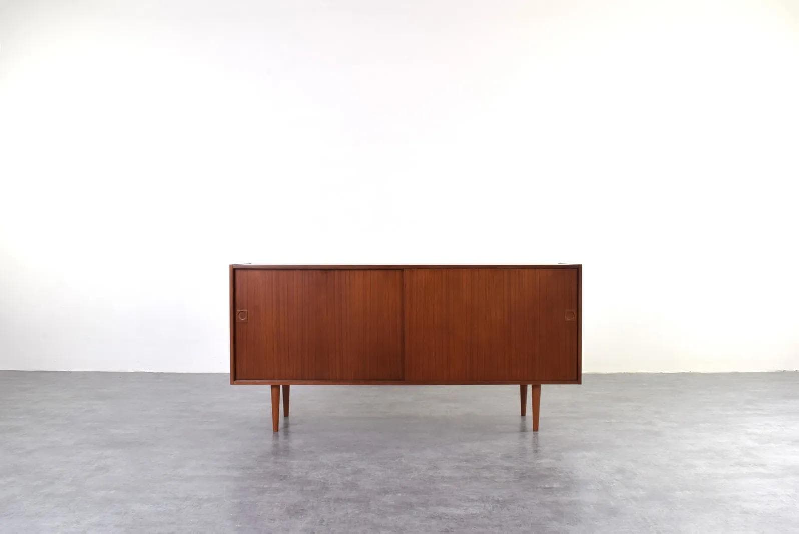 Sideboard, brown teak, Farsø Møbelfabrik, Denmark, 1960s. - 315891