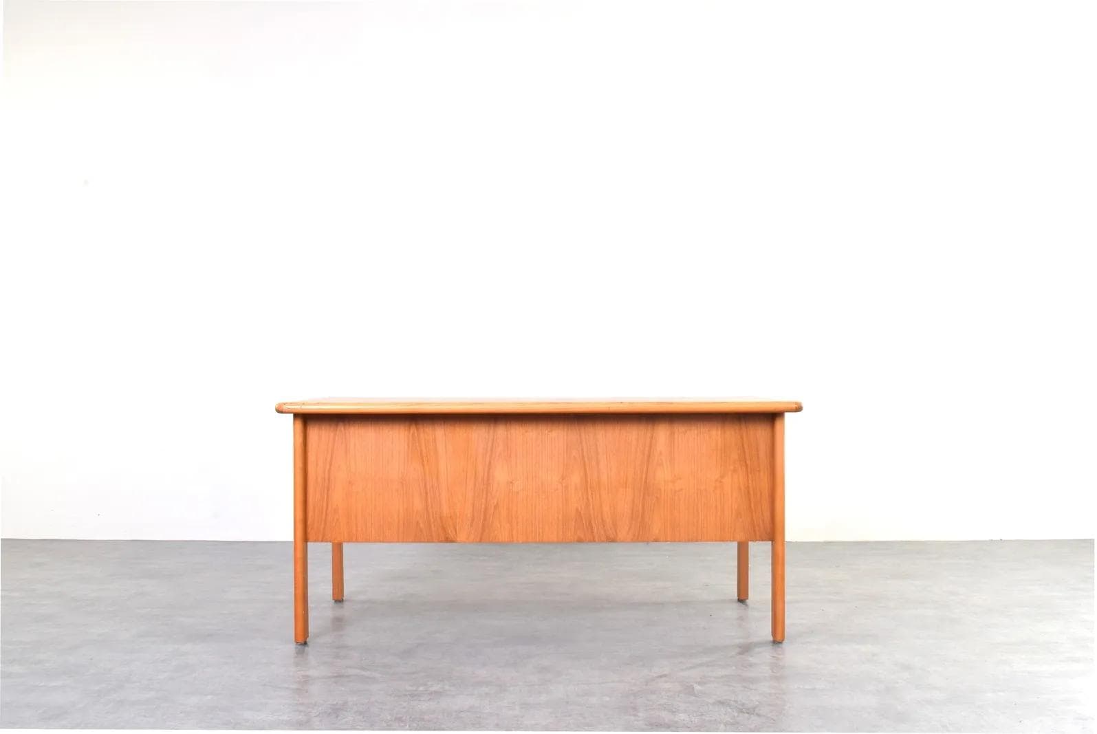 Desk, brown teak, Denmark, 1970s - 315884