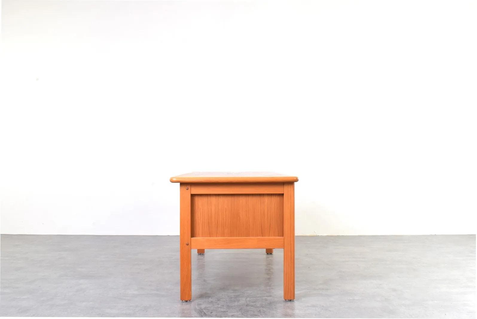 Desk, brown teak, Denmark, 1970s - 315887