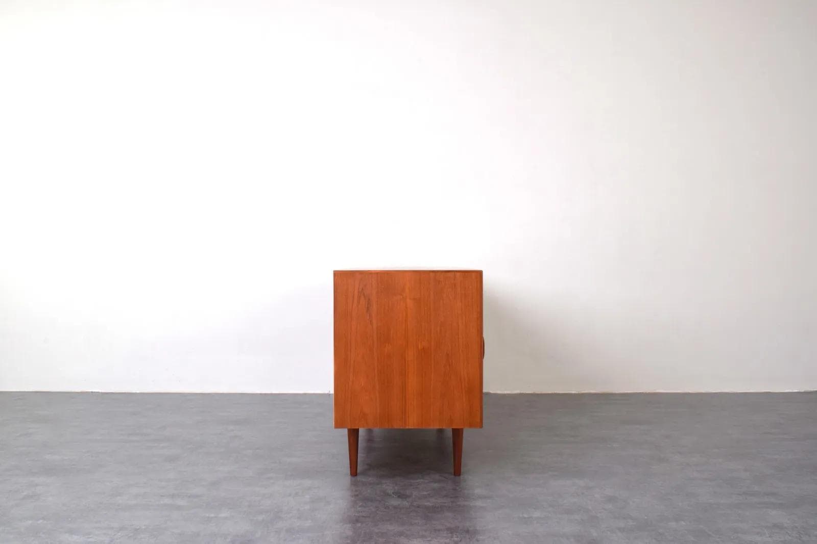 Sideboard, brown teak, Denmark, 1960s. - 315873