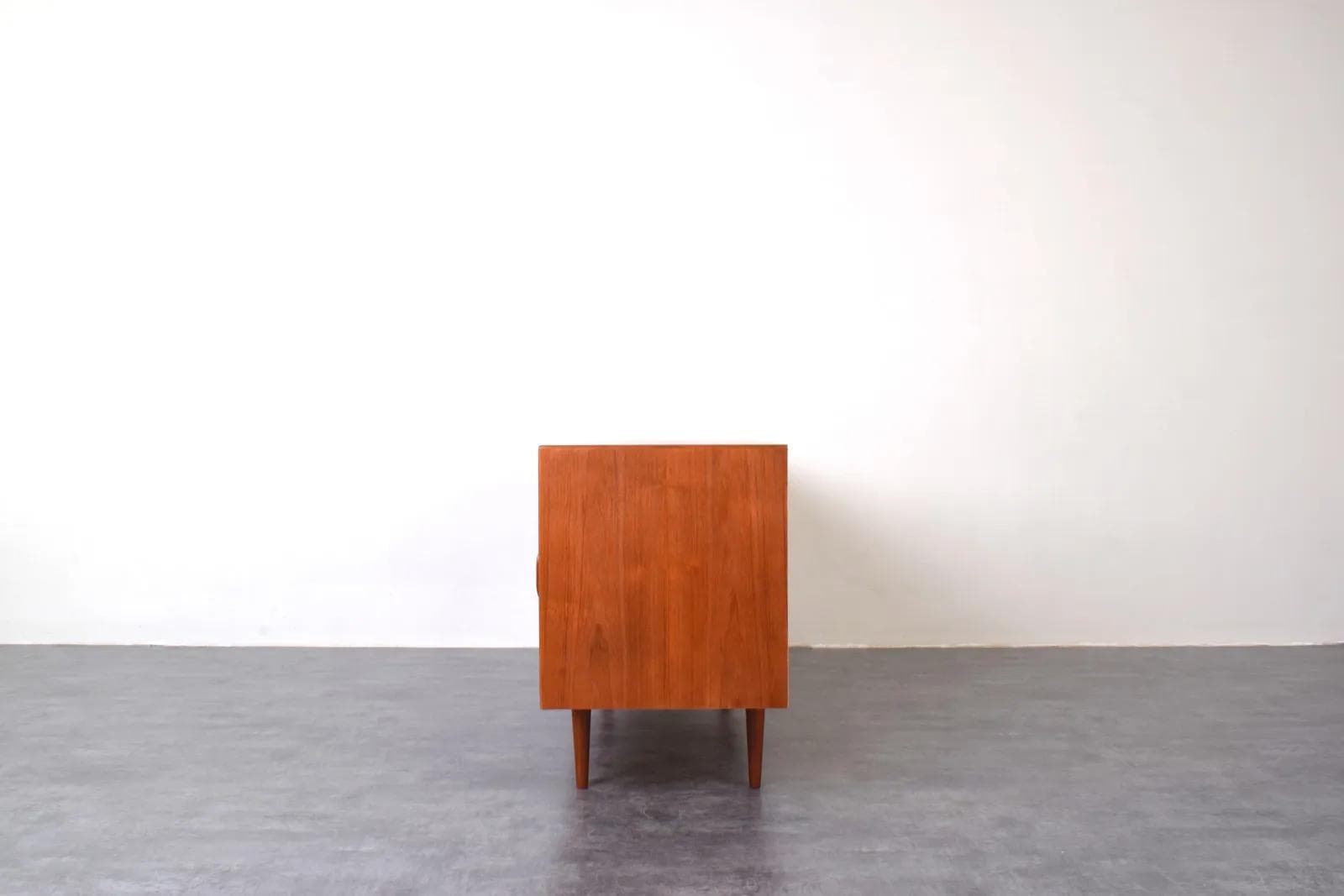 Sideboard, brown teak, Denmark, 1960s. - 315875