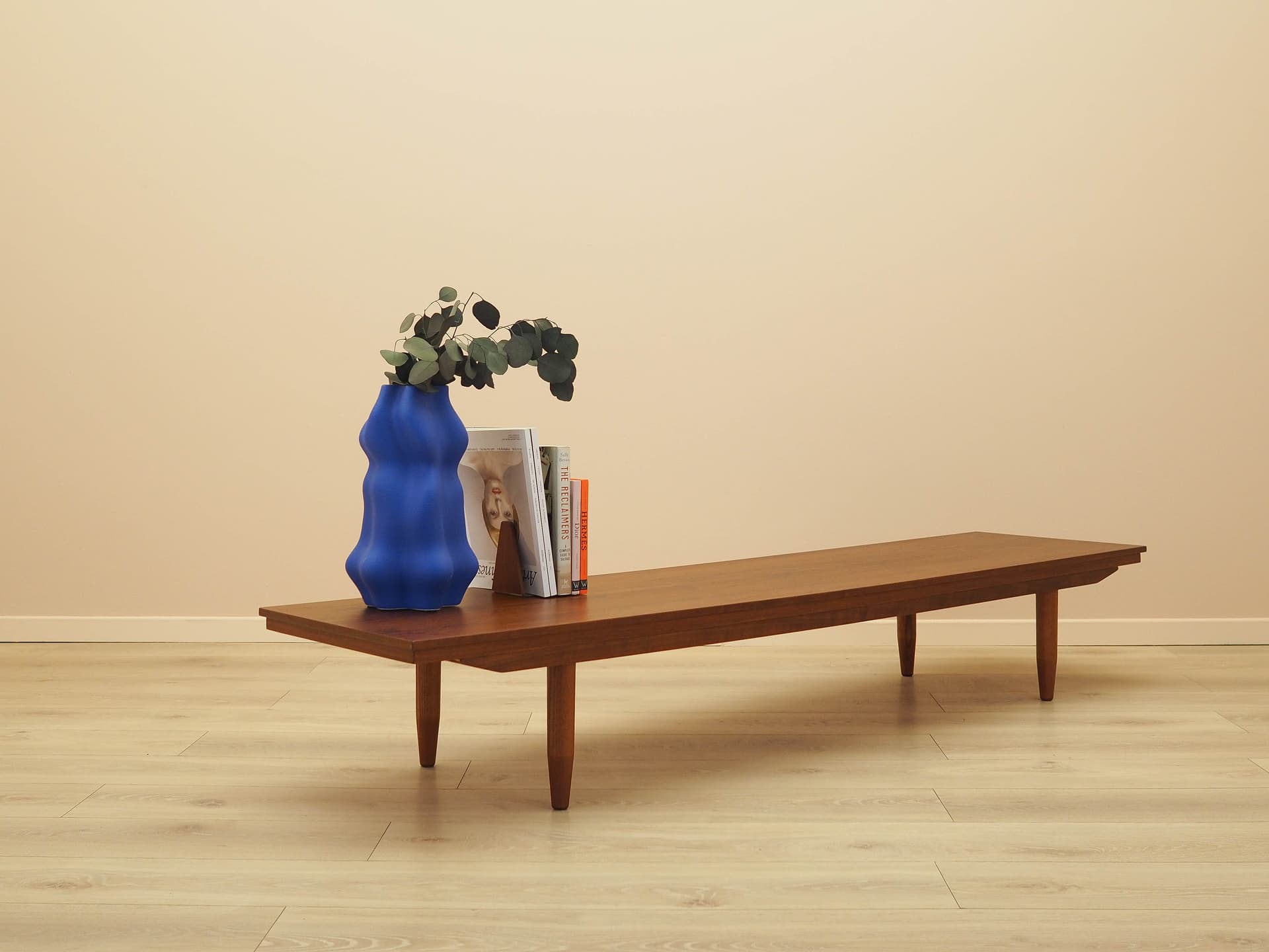 Lowboard, brown, oak, beech, Denmark, 1970s. - 314753