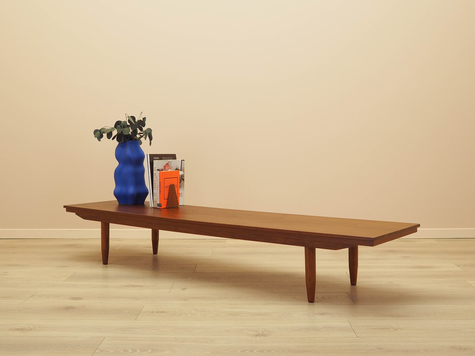 Lowboard, brown, oak, beech, Denmark, 1970s. - 314752