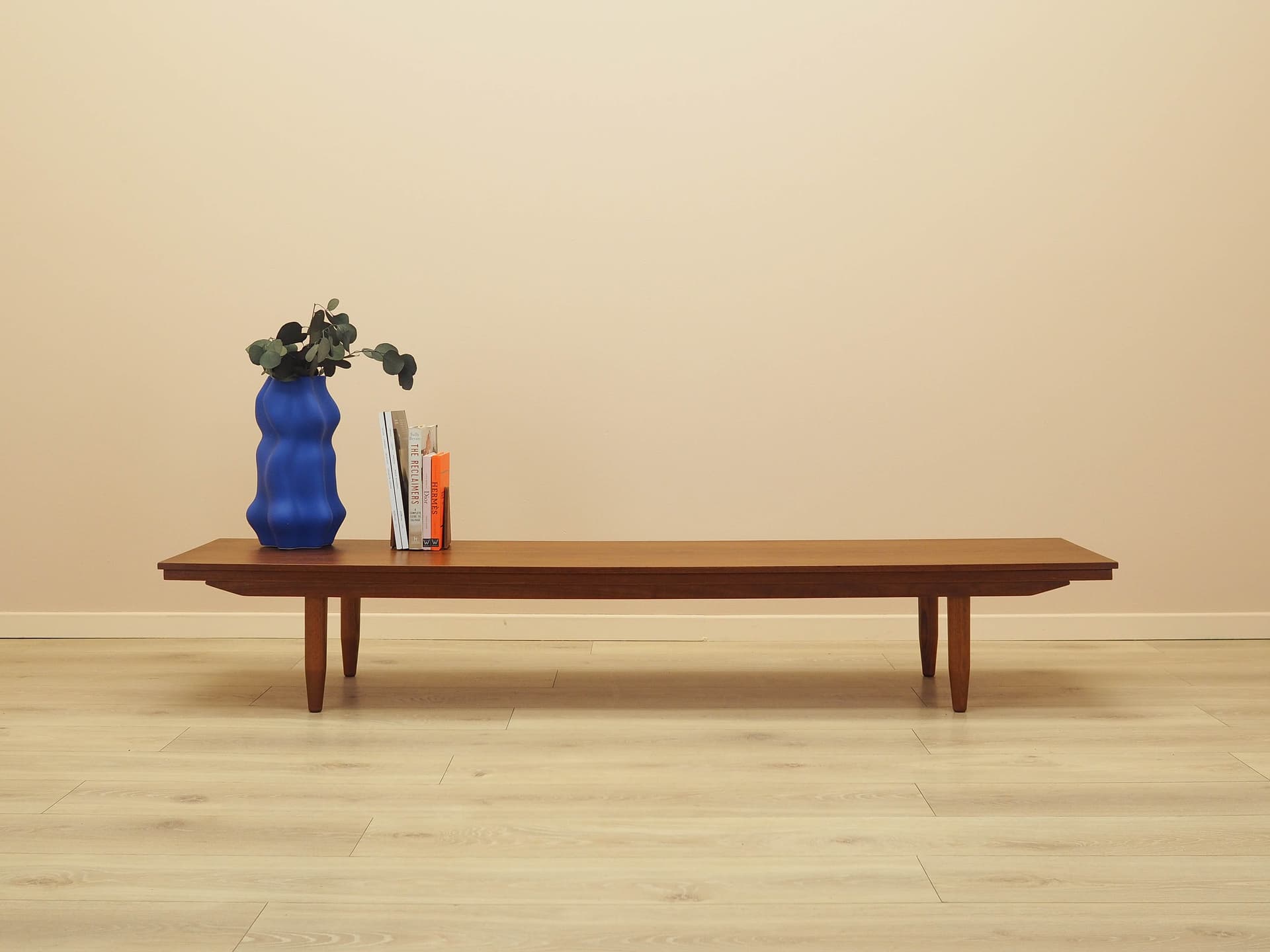 Lowboard, brown, oak, beech, Denmark, 1970s. - 314751