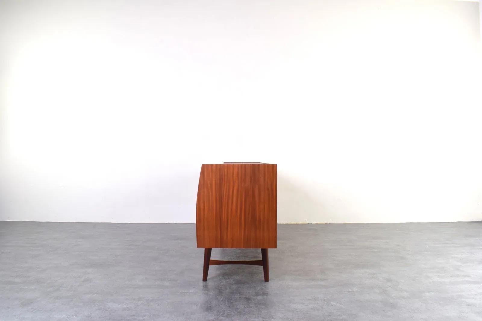 Sideboard, brown teak, Denmark, 1960s. - 315753