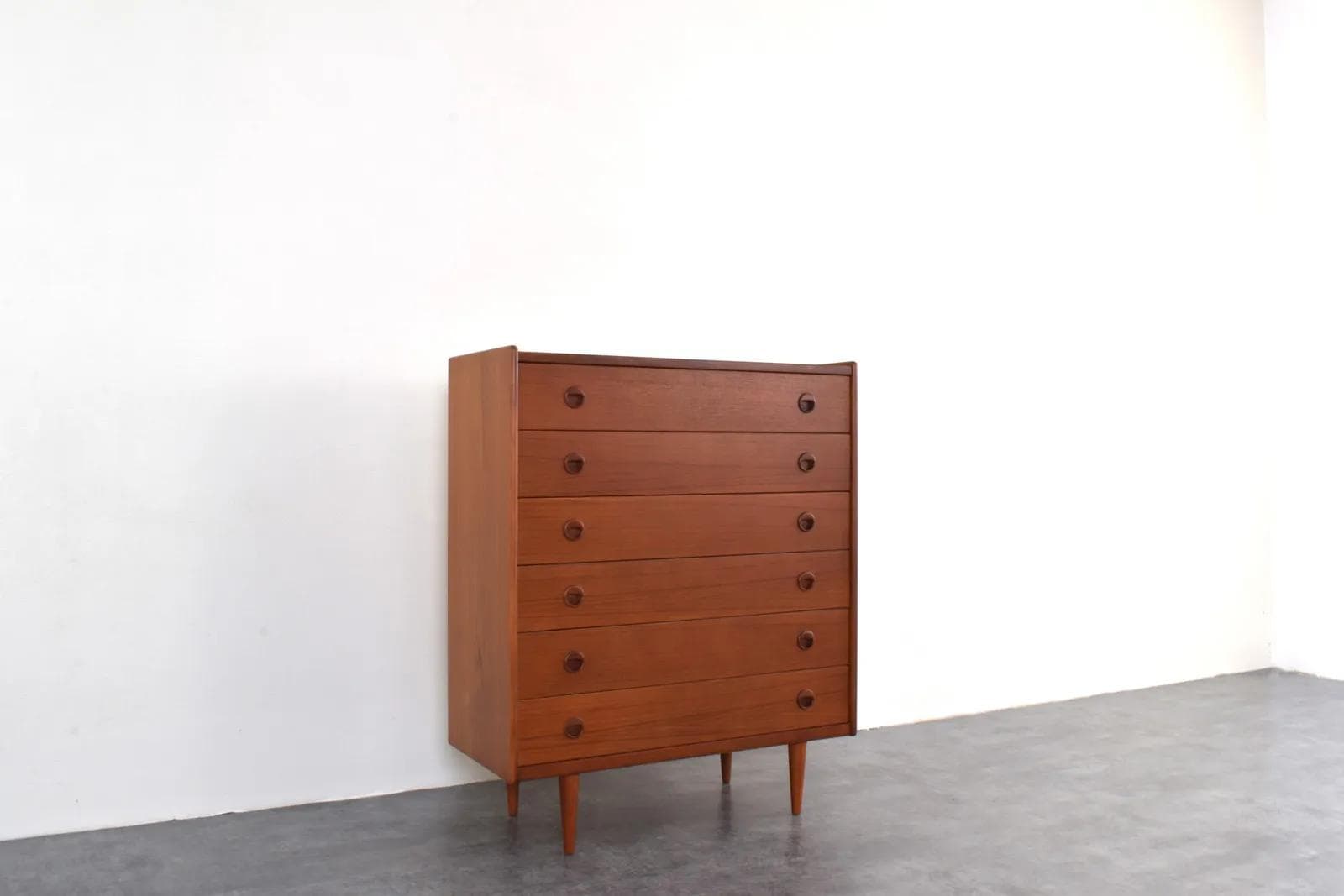Komoda, brązowy, teak, Dania, lata 60. - 315729