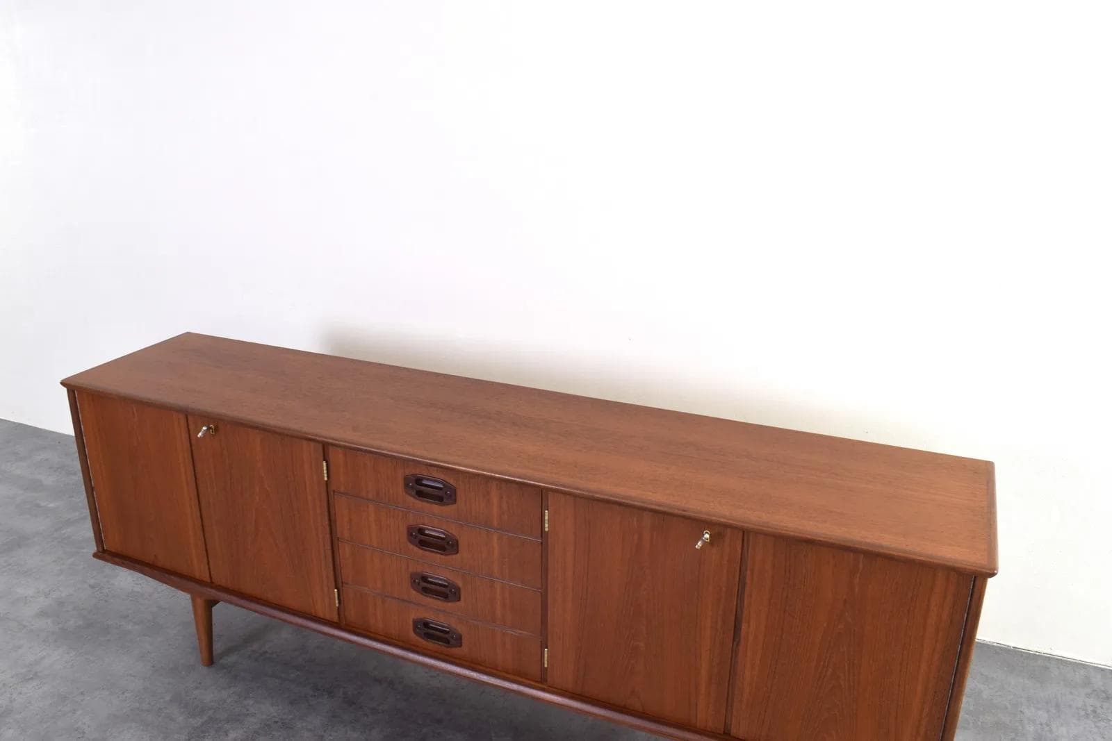 Sideboard, brown, teak, Denmark, 1960s. - 315711