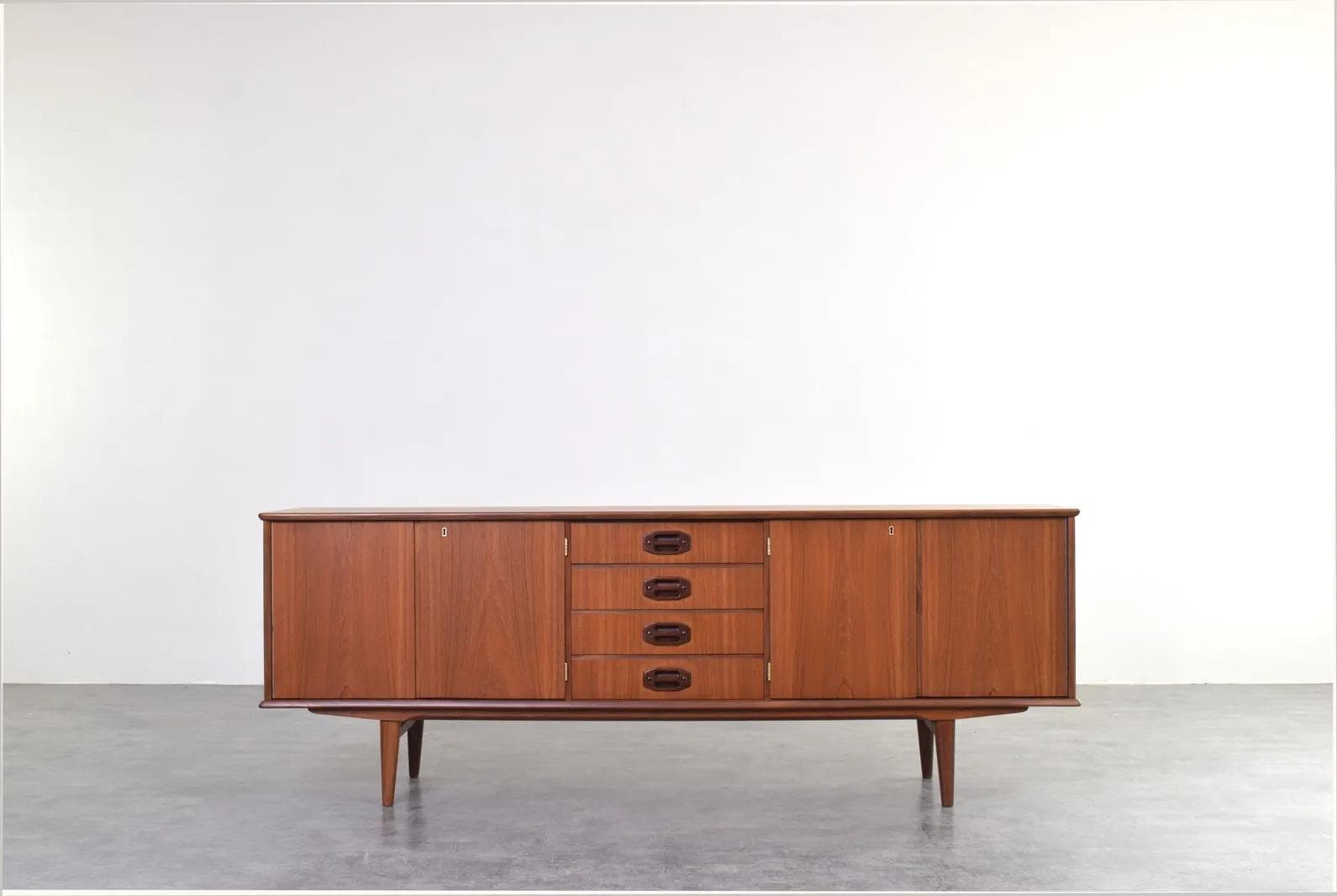 Sideboard, brown, teak, Denmark, 1960s. - 315712