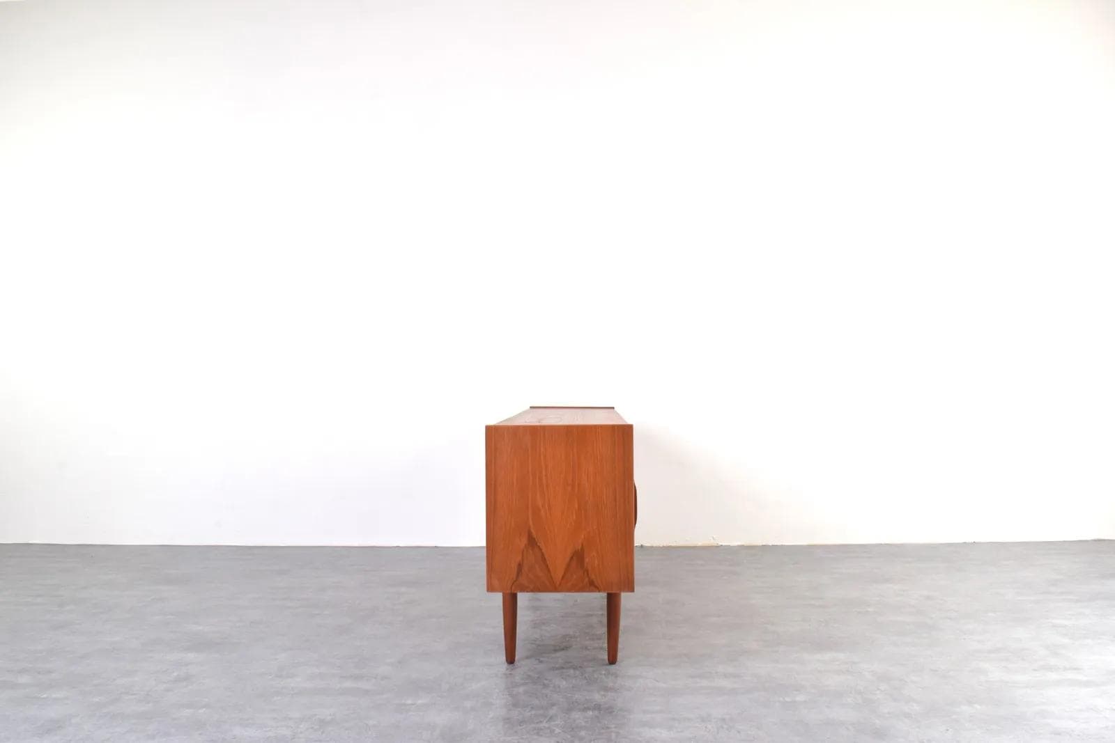 Sideboard, brown teak, Denmark, 1960s. - 315670
