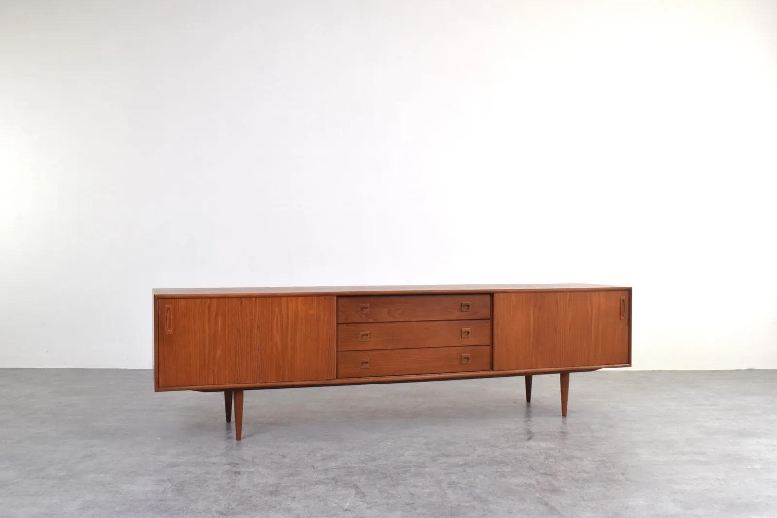Sideboard, brown, teak, Denmark, 1960s. - 315638