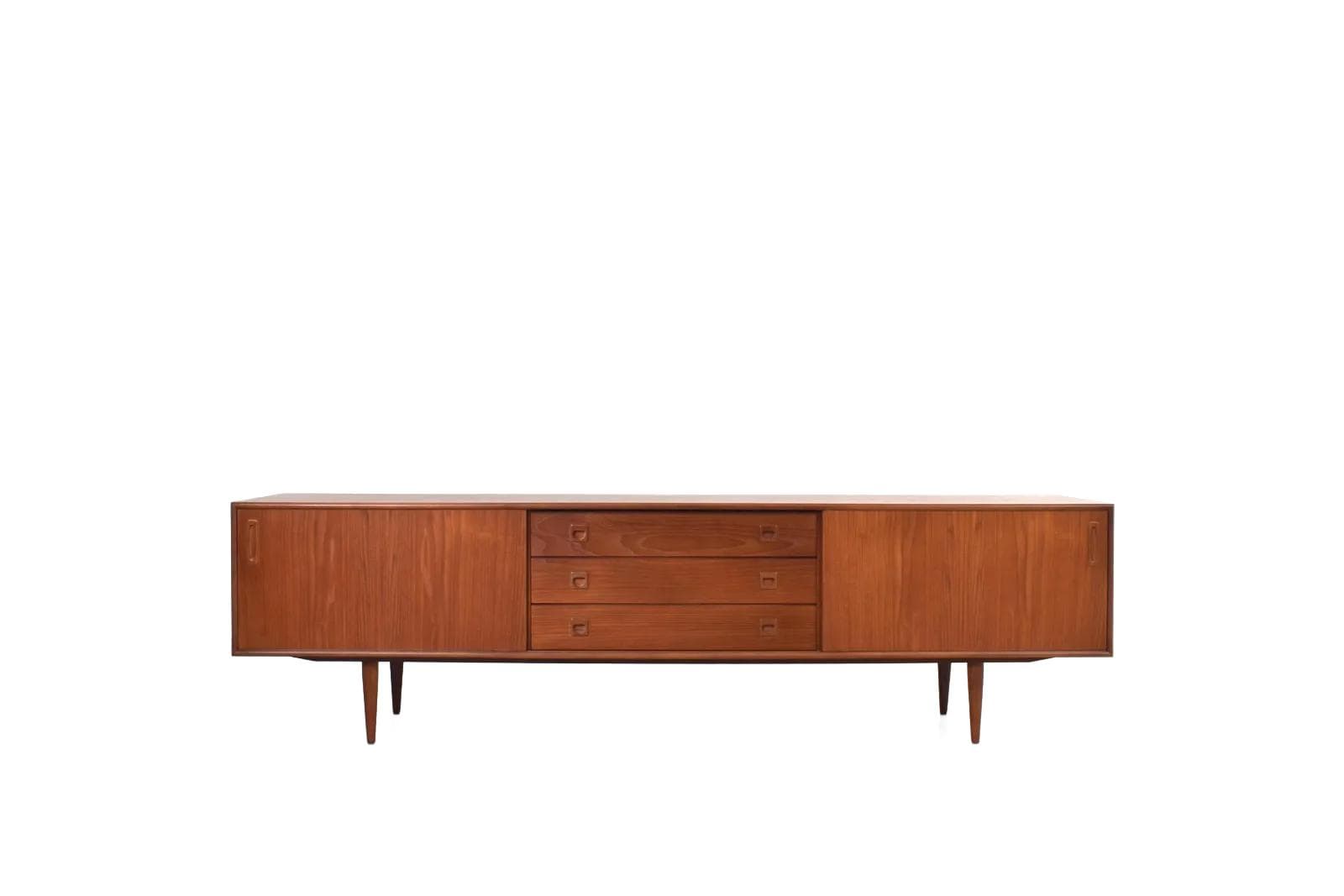 Sideboard, brown, teak, Denmark, 1960s.