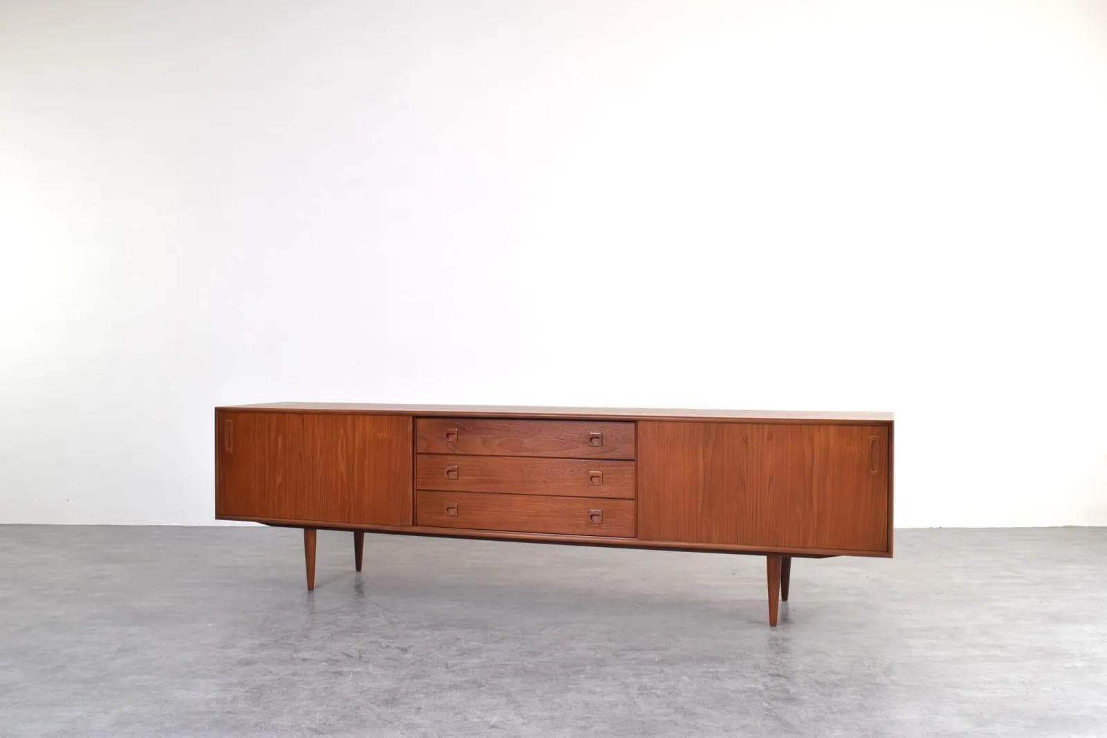 Sideboard, brown, teak, Denmark, 1960s. - 315637