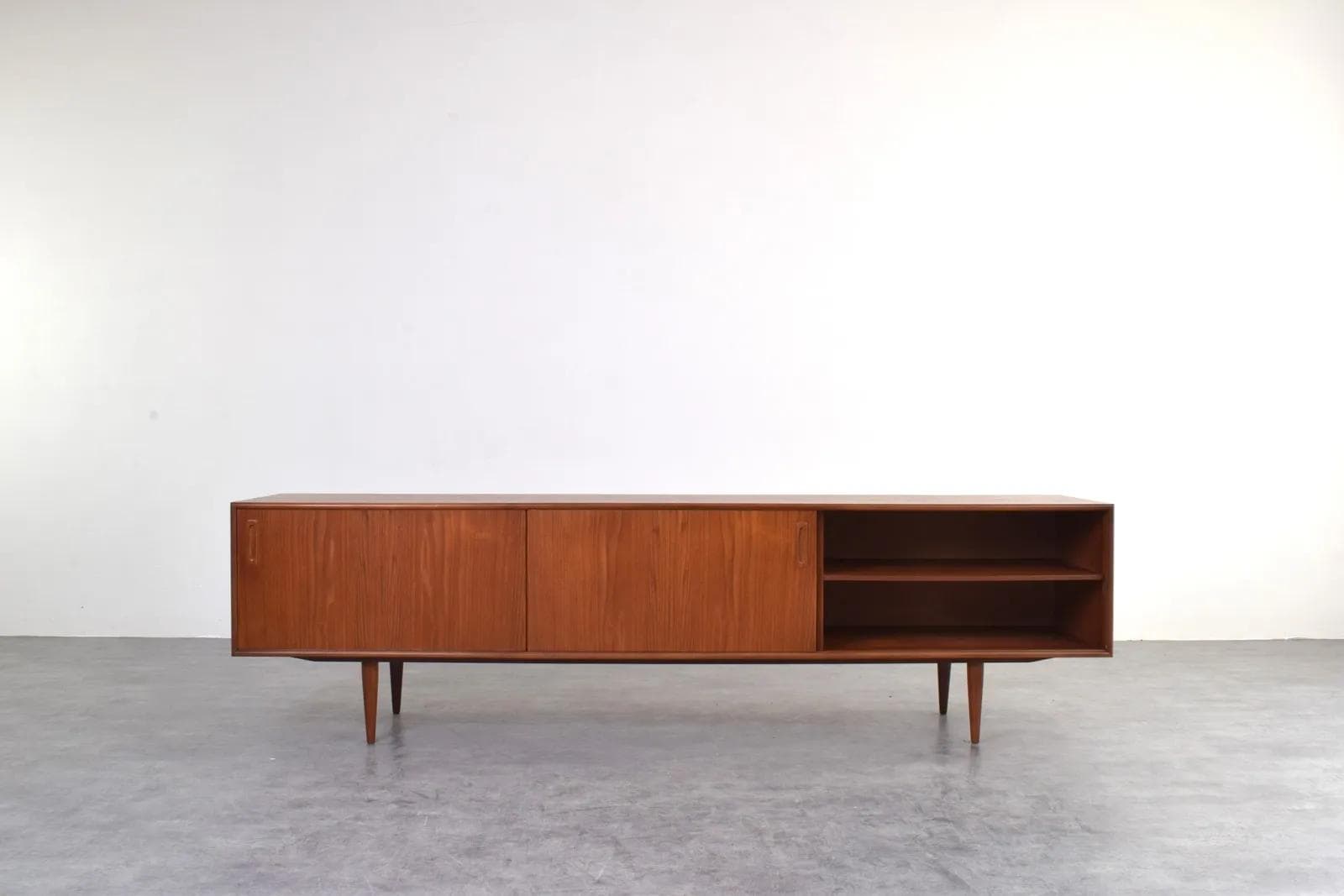 Sideboard, brown, teak, Denmark, 1960s. - 315639