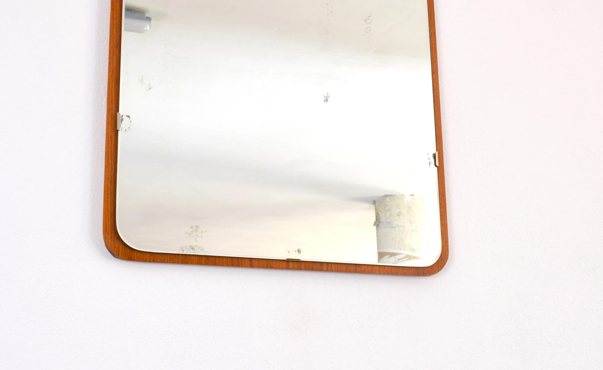 Mirror, brown teak, Denmark, 1960s - 315573