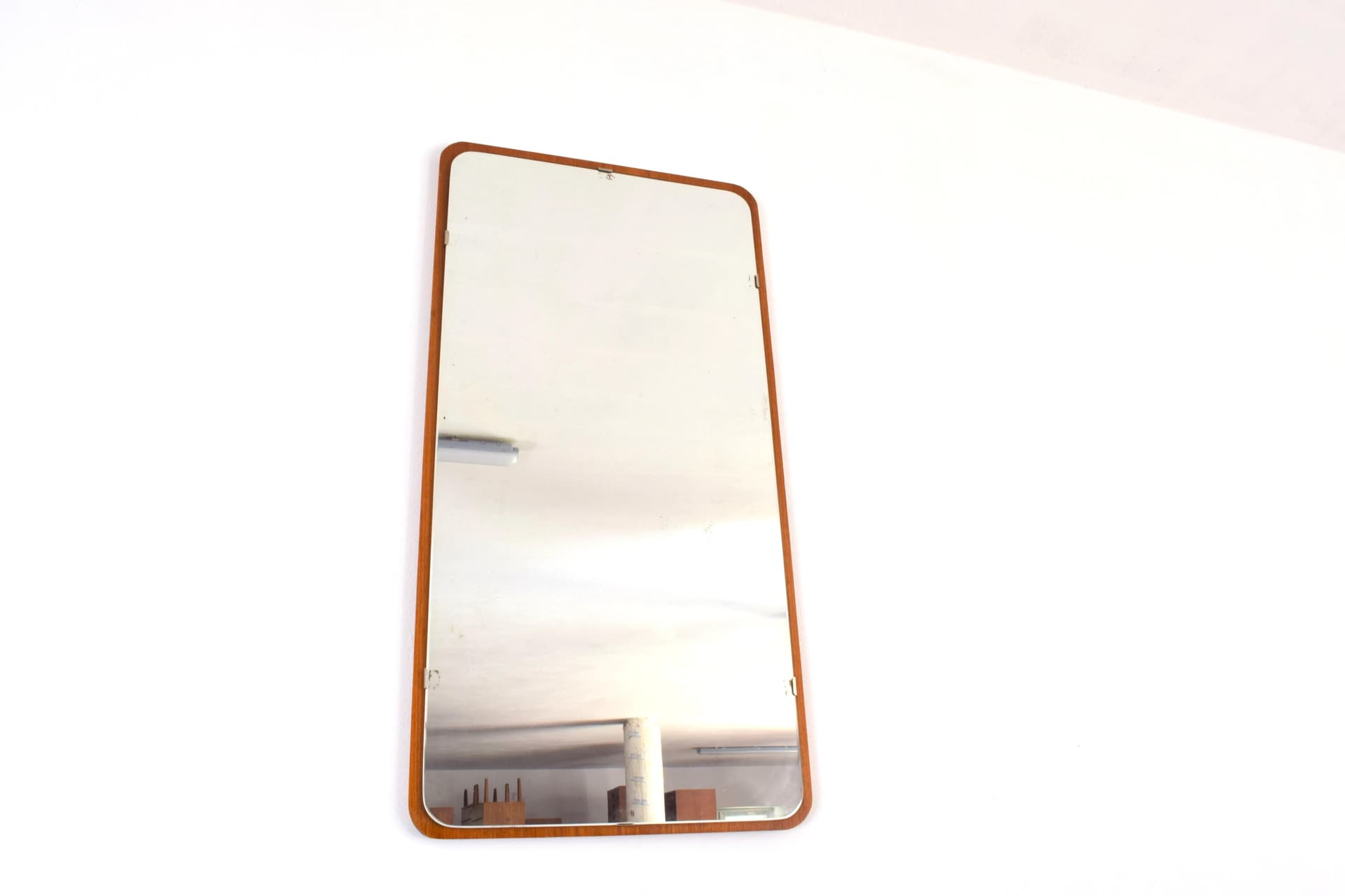Mirror, brown teak, Denmark, 1960s - 315572