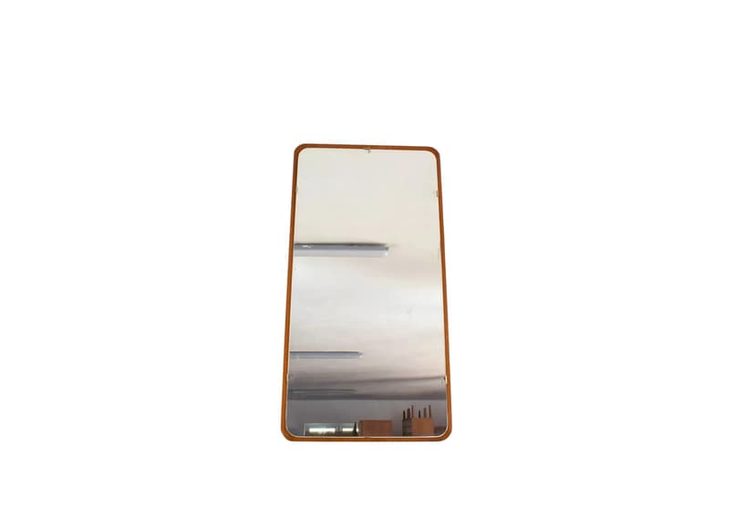 Mirror, brown teak, Denmark, 1960s