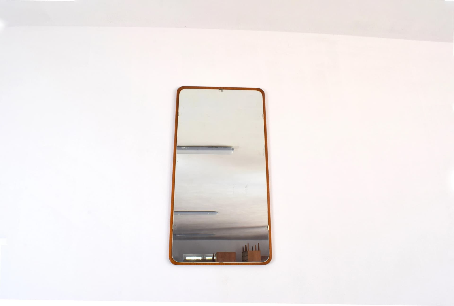 Mirror, brown teak, Denmark, 1960s - 315574