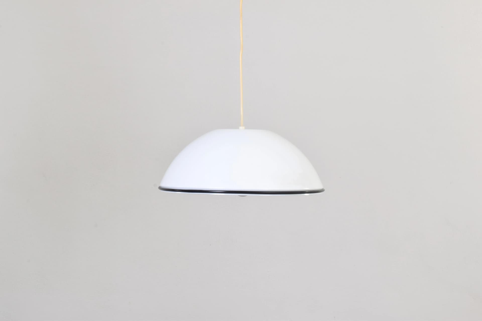 Pendant lamp, white metal, by A. Castiglioni, Flos, Italy, 1970s. - 315519
