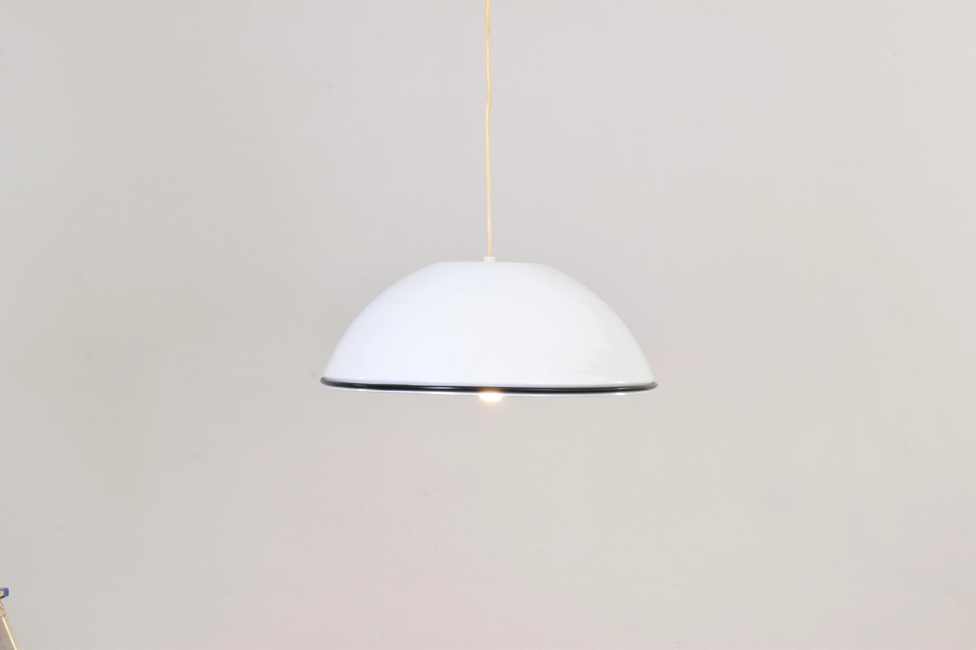 Pendant lamp, white metal, by A. Castiglioni, Flos, Italy, 1970s. - 315513