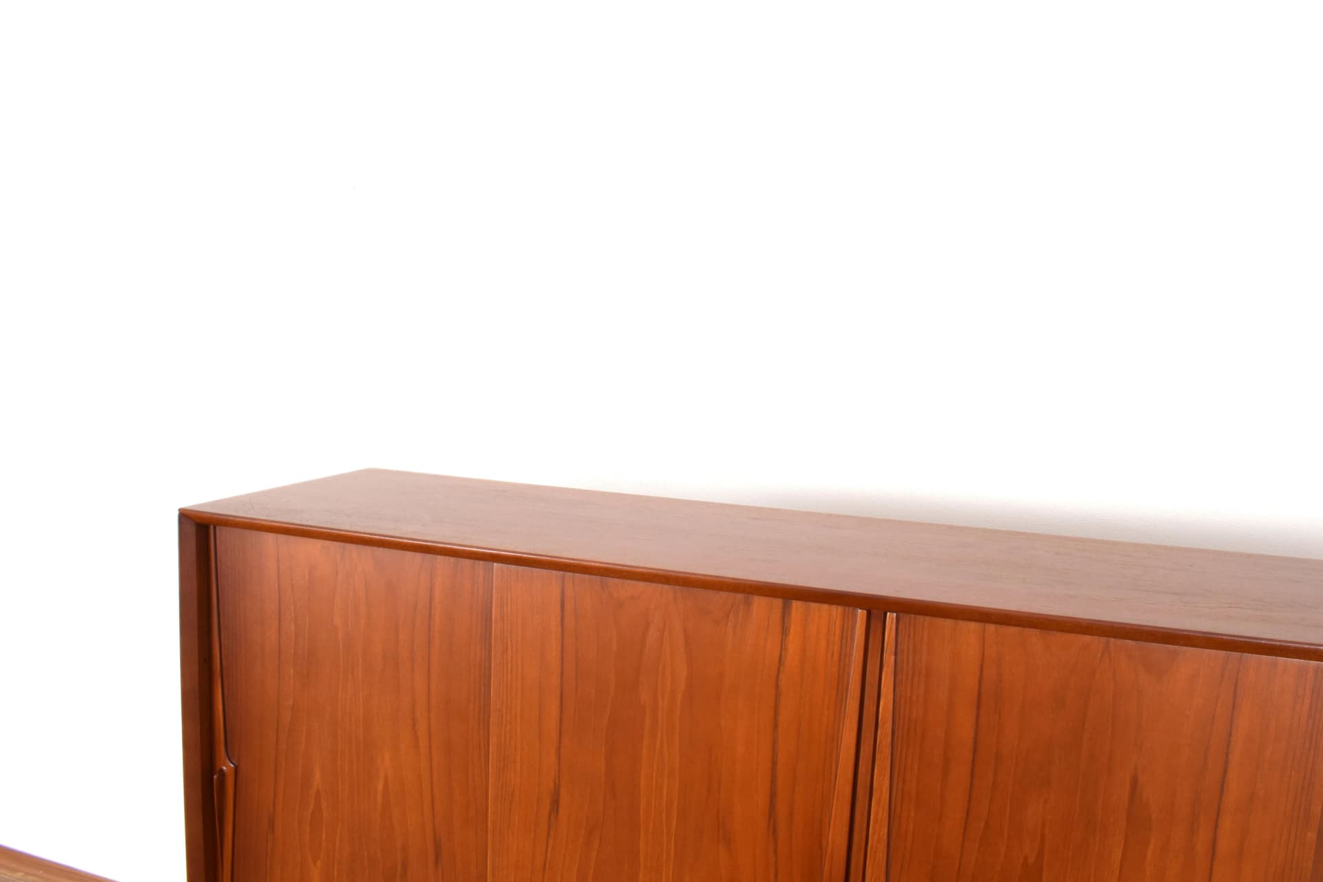Highboard Model 13, brown teak, by G. Omann, Omann Jun, Denmark, 1960s. - 315466