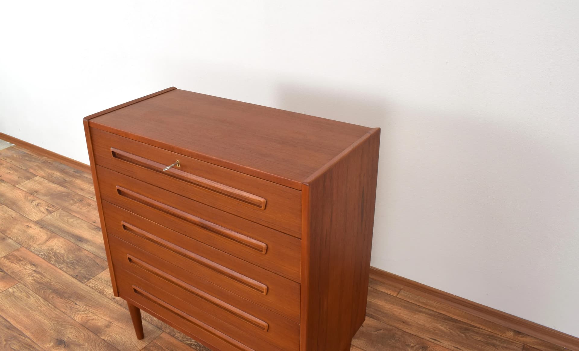 Cabinet, brown teak, Denmark, 1960s. - 315434