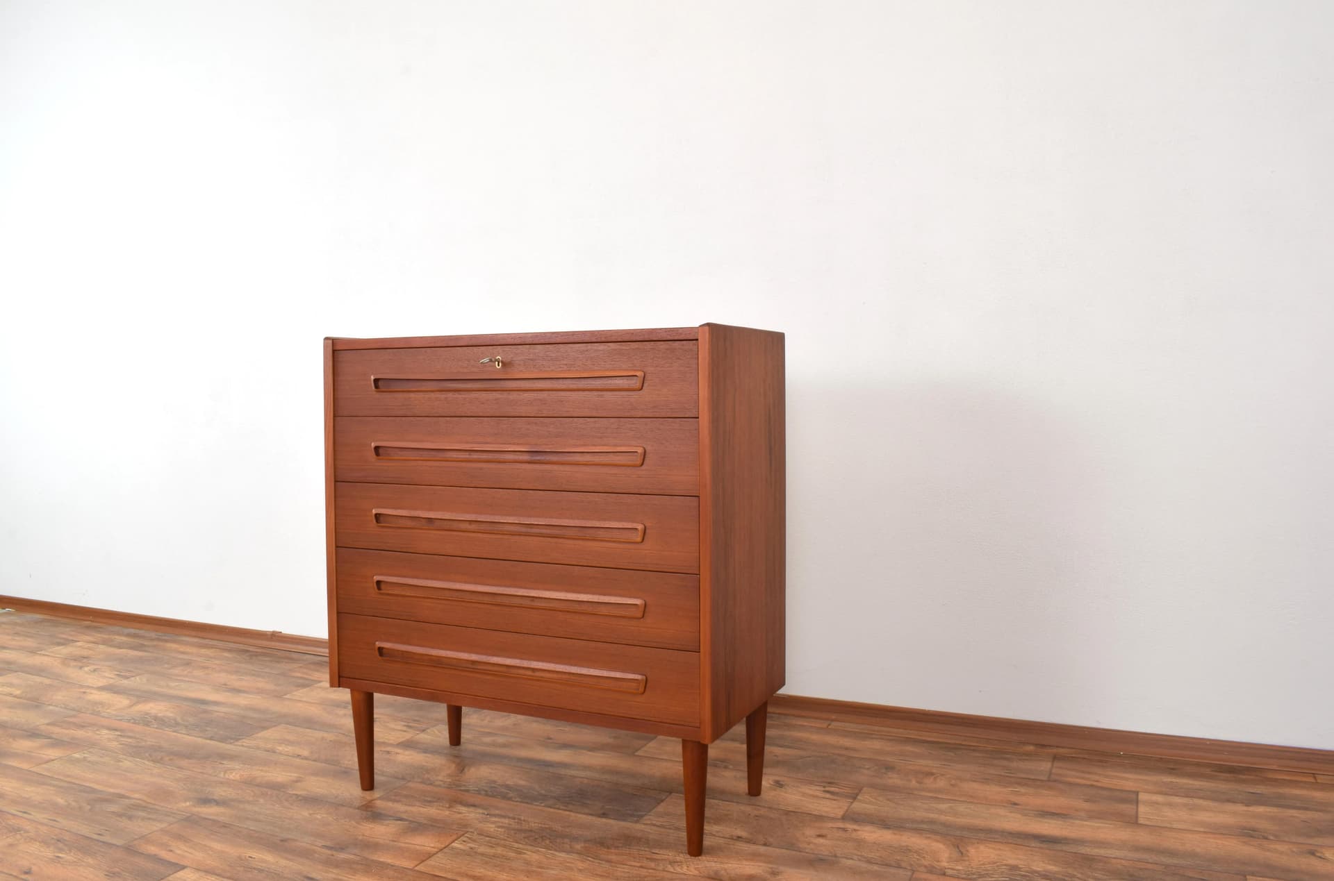 Cabinet, brown teak, Denmark, 1960s. - 315433