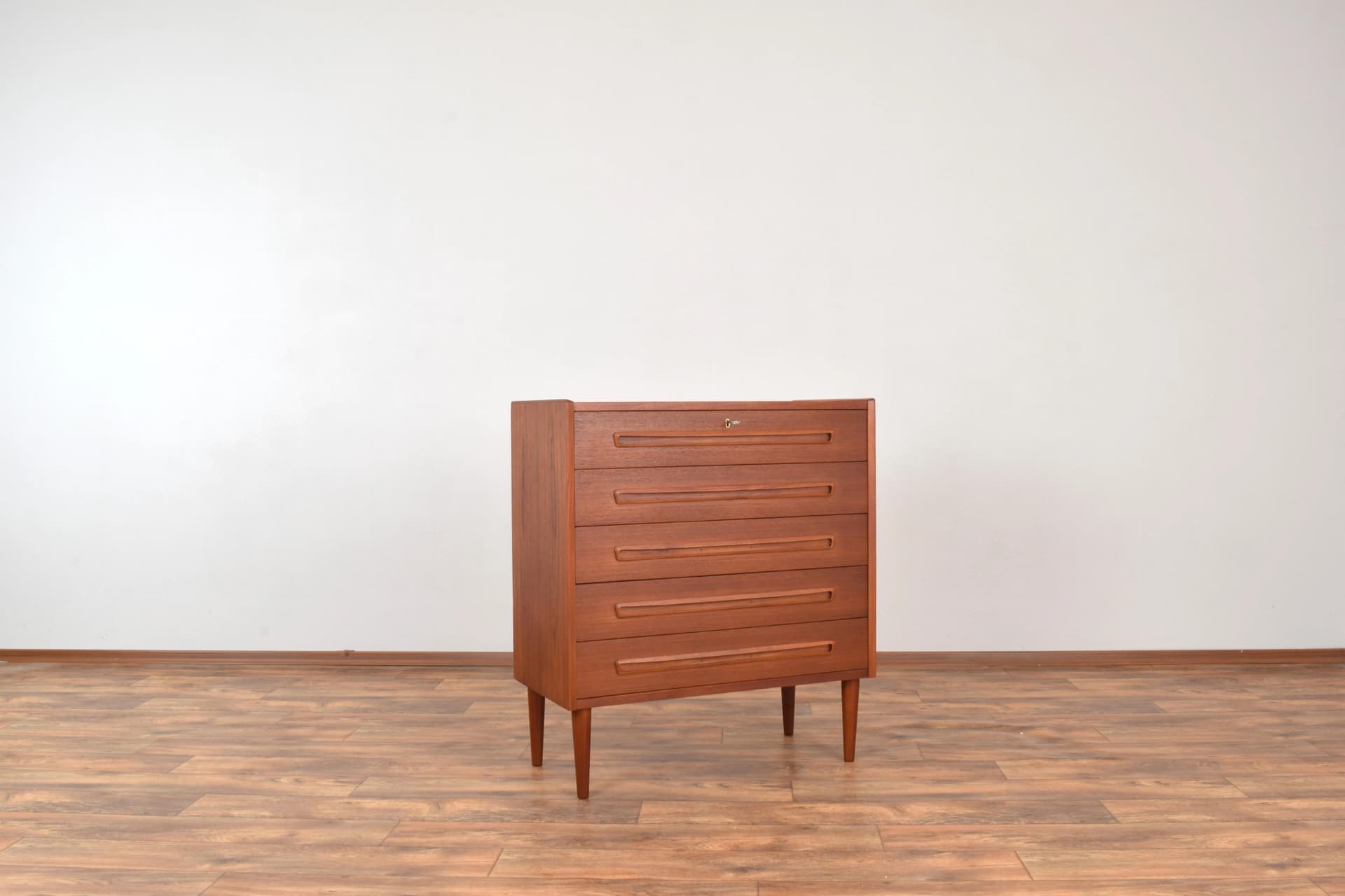 Cabinet, brown teak, Denmark, 1960s. - 315425