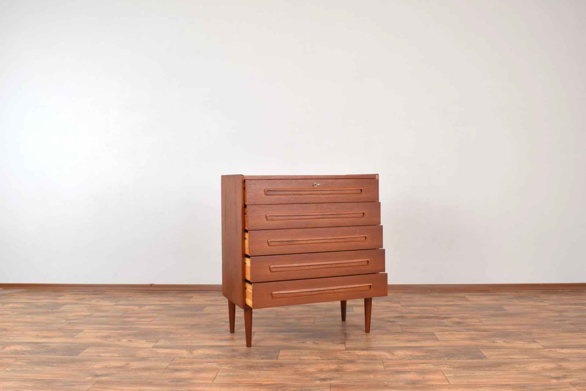 Cabinet, brown teak, Denmark, 1960s. - 315427