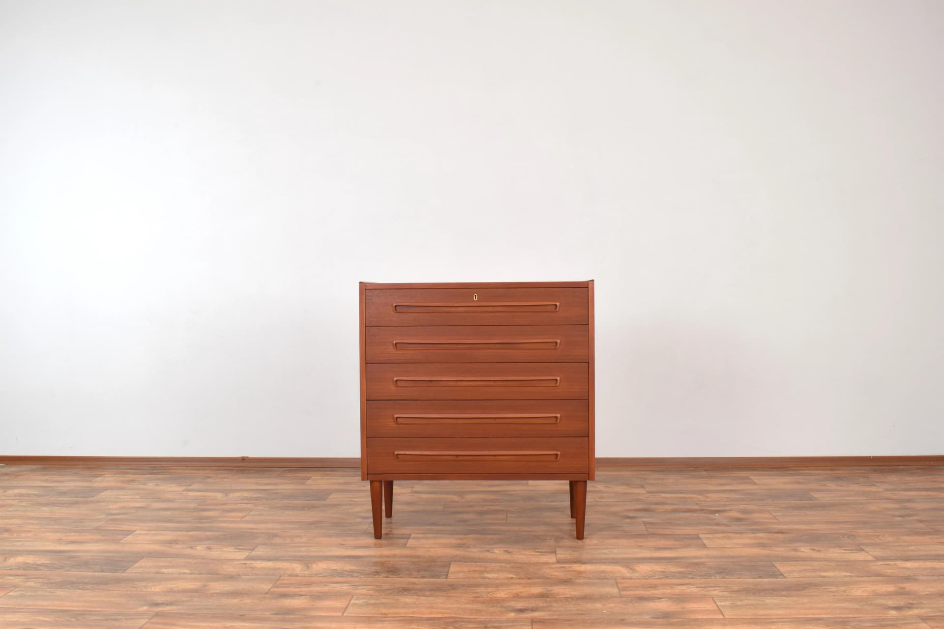 Cabinet, brown teak, Denmark, 1960s. - 315426
