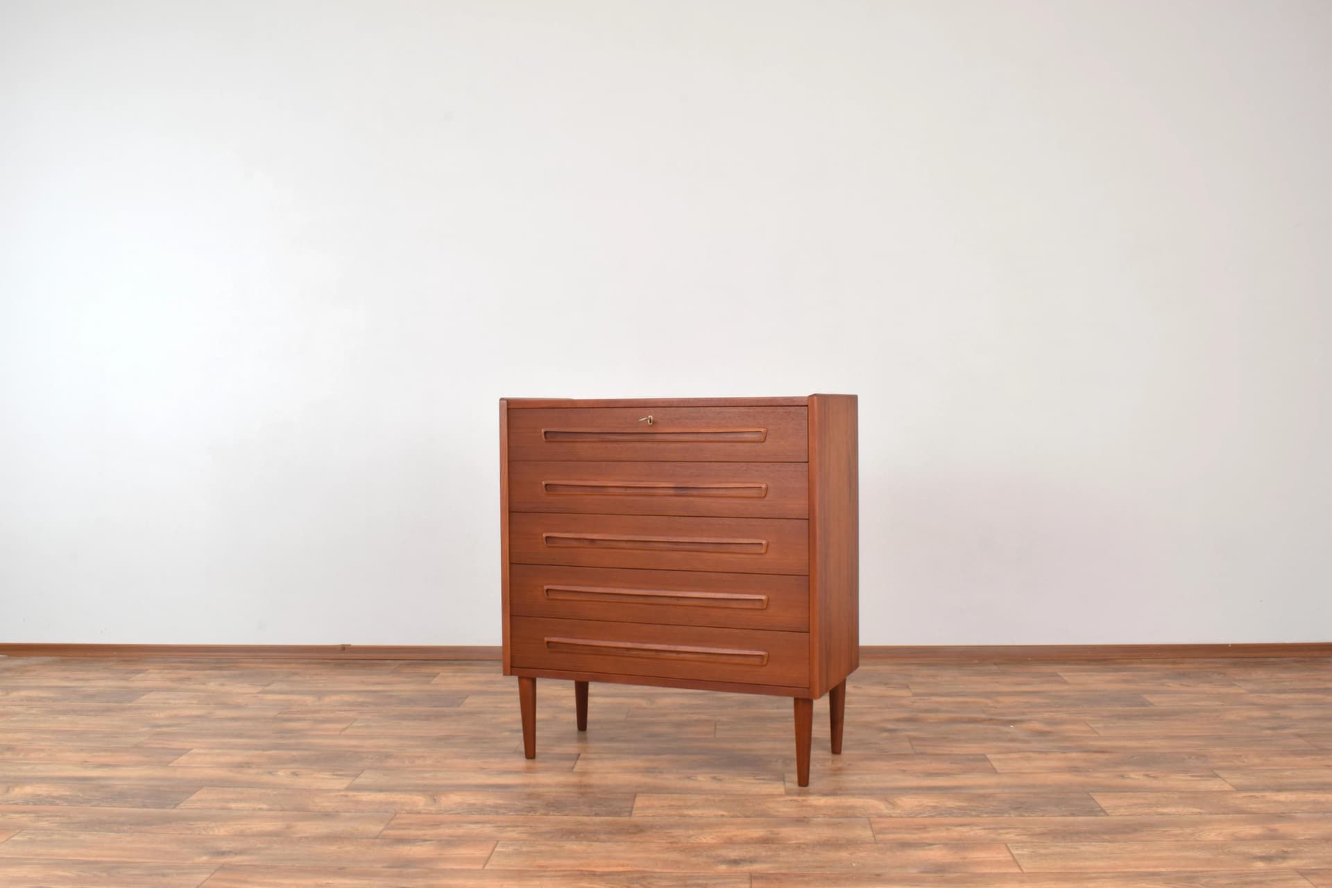 Cabinet, brown teak, Denmark, 1960s. - 315428
