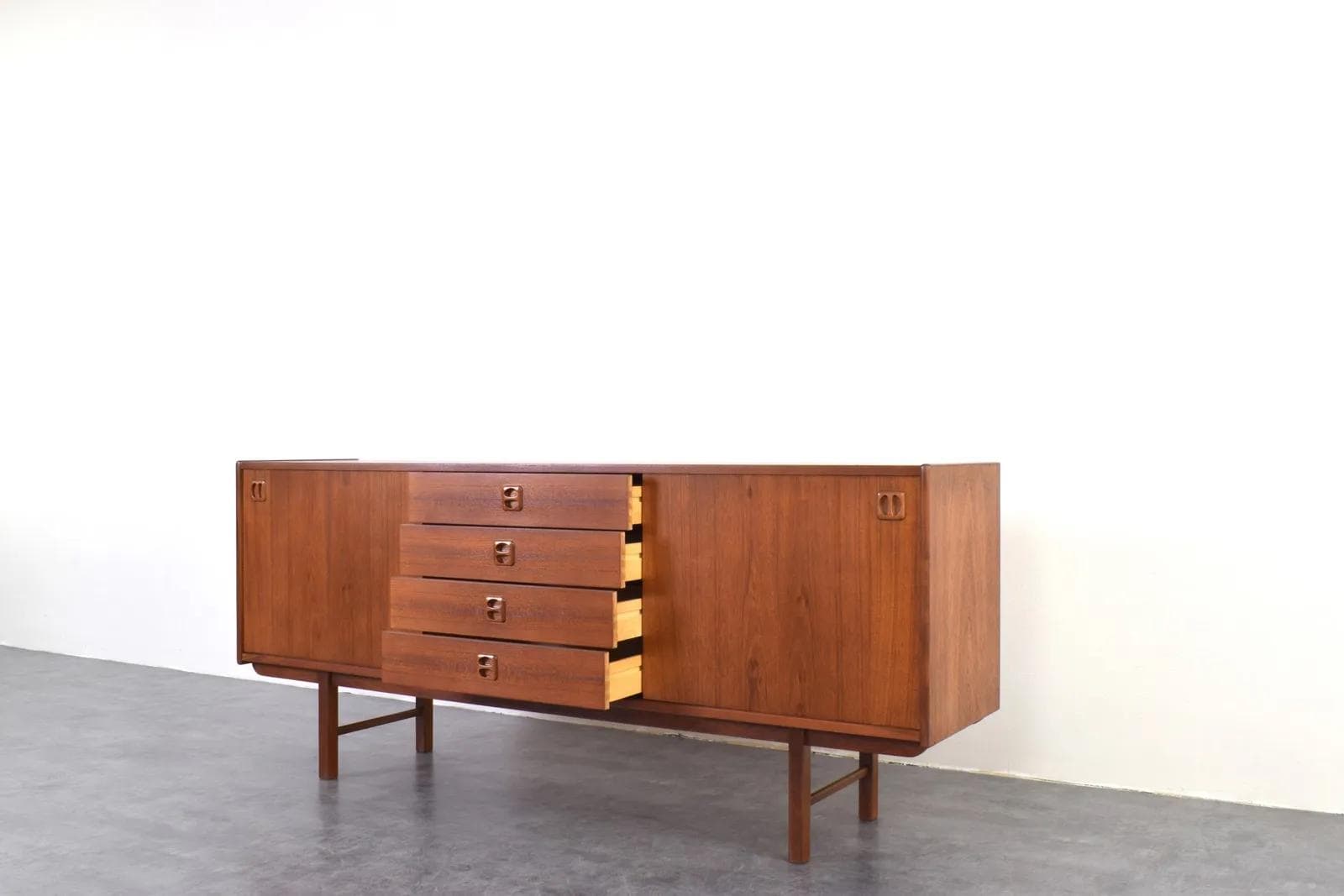 Sideboard, brown teak, Ikea, Sweden, 1960s. - 315384