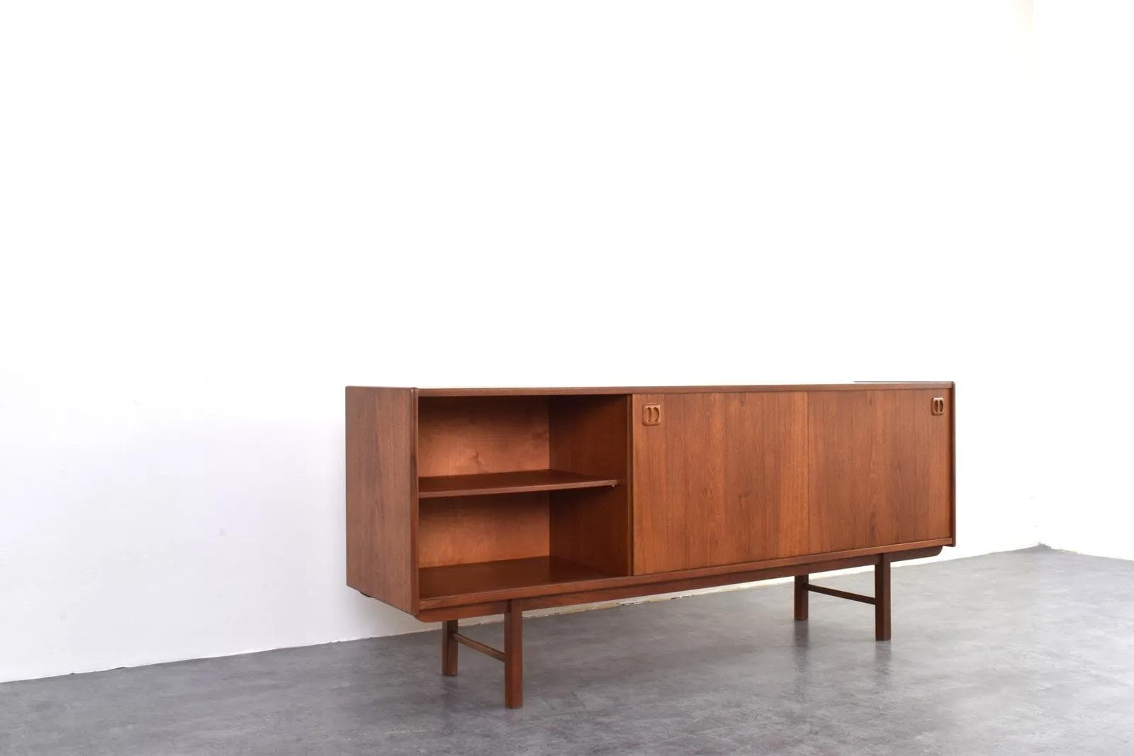 Sideboard, brown teak, Ikea, Sweden, 1960s. - 315383