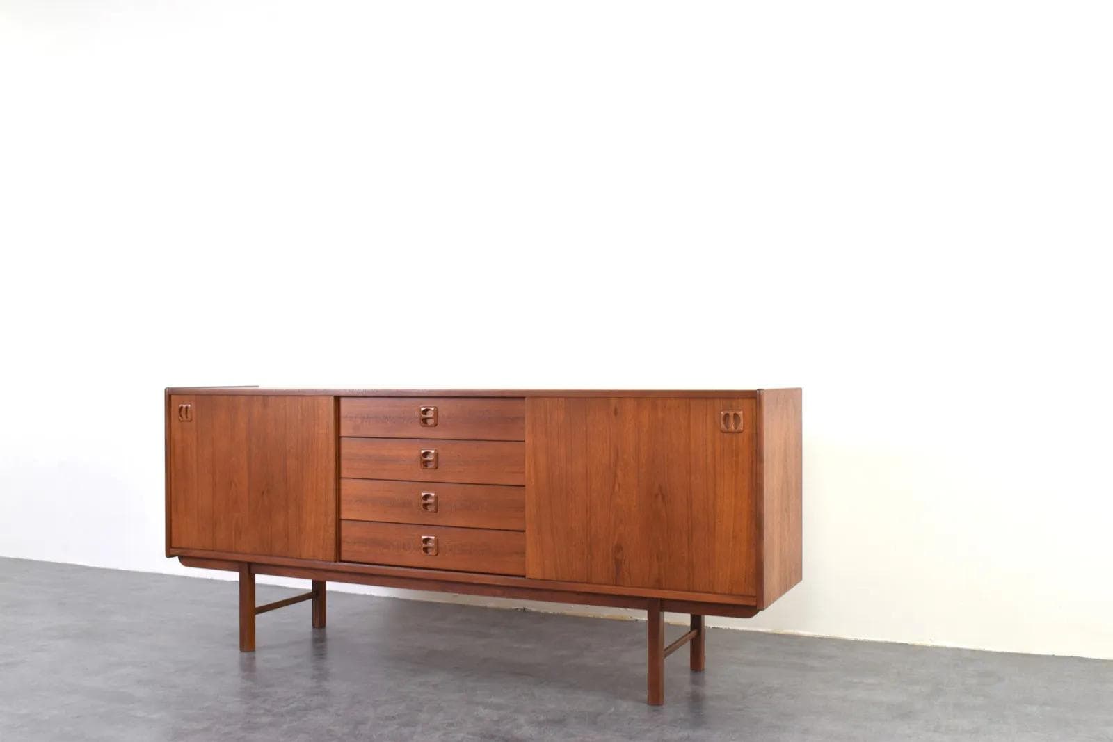 Sideboard, brown teak, Ikea, Sweden, 1960s. - 315386