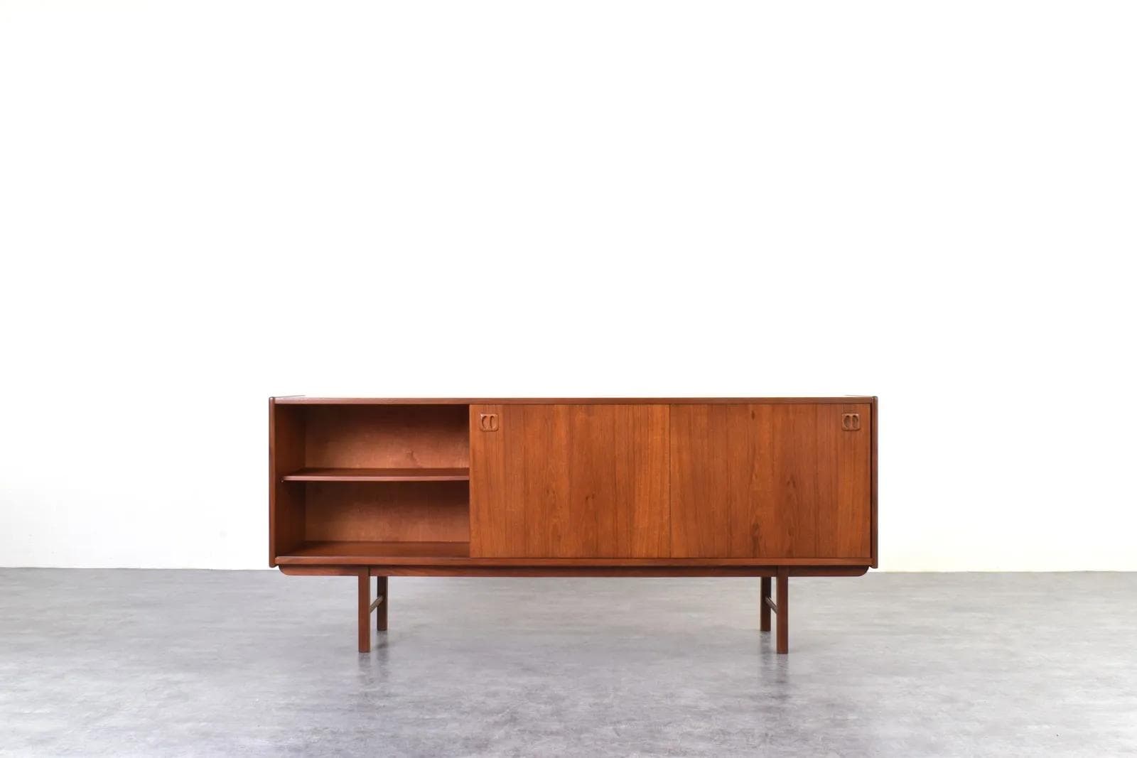 Sideboard, brown teak, Ikea, Sweden, 1960s. - 315381