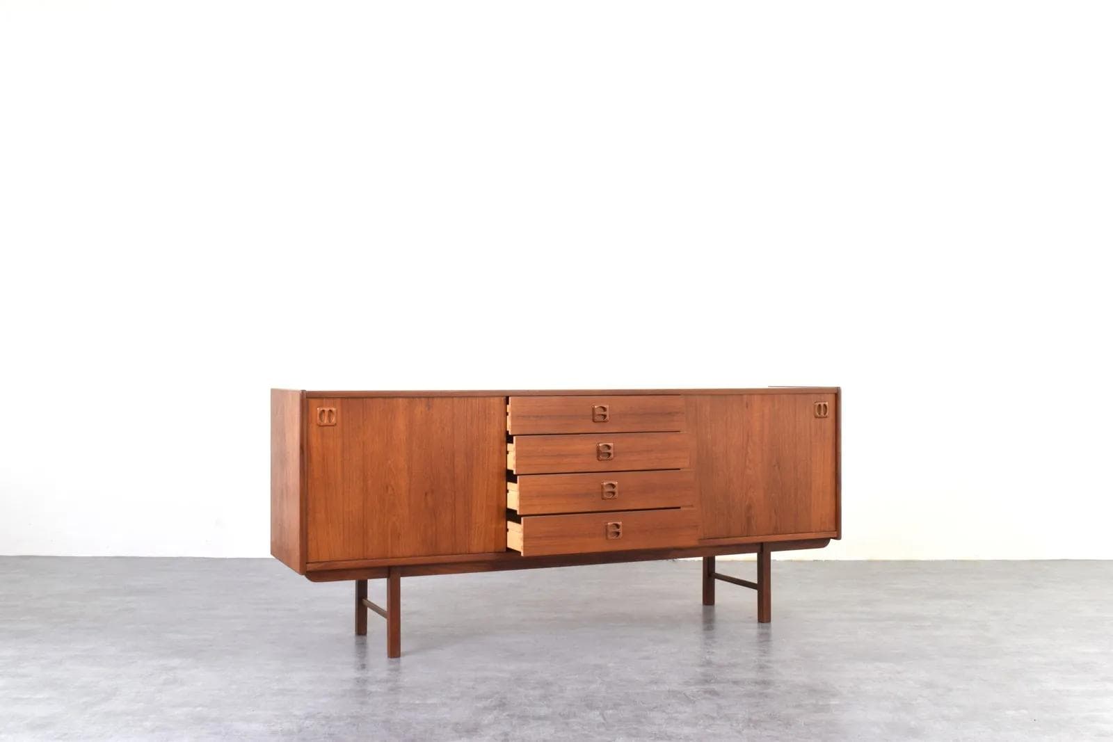Sideboard, brown teak, Ikea, Sweden, 1960s. - 315388