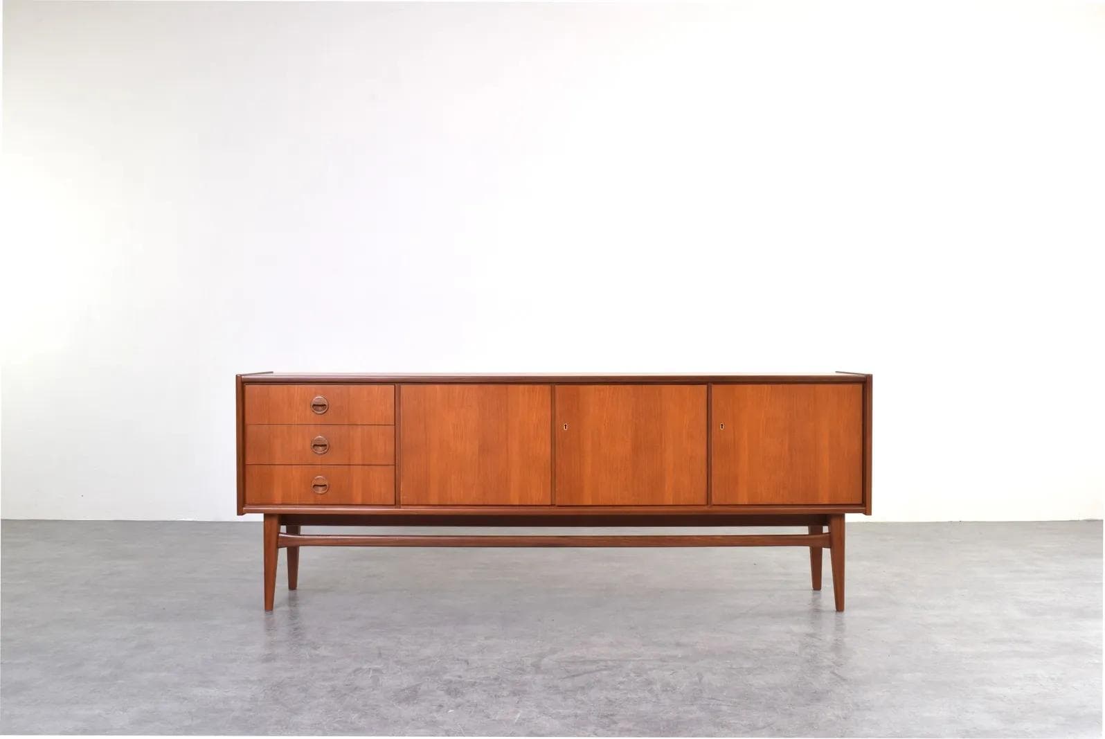 Sideboard Premium, brown, teak, Bartels, Germany, 1960s. - 315306
