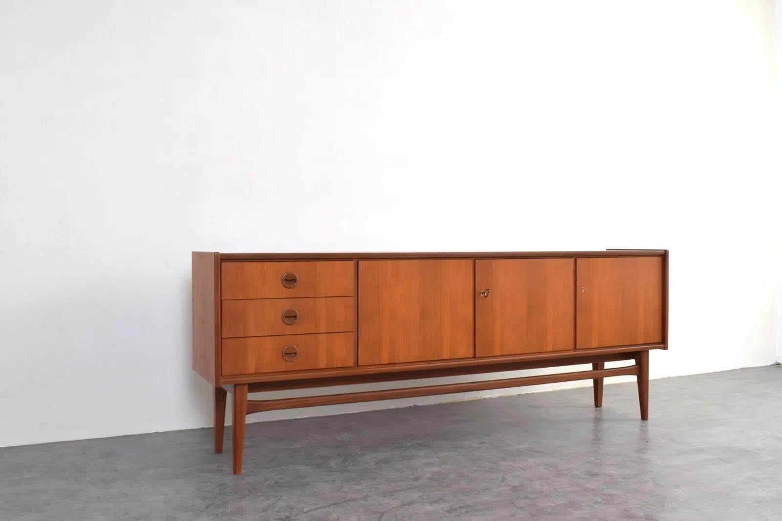 Sideboard Premium, brown, teak, Bartels, Germany, 1960s. - 315312