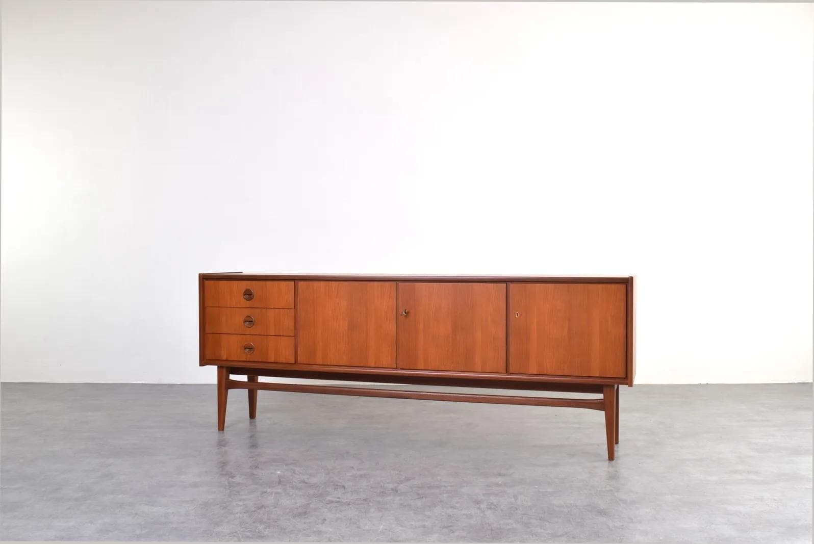 Sideboard Premium, brown, teak, Bartels, Germany, 1960s. - 315313