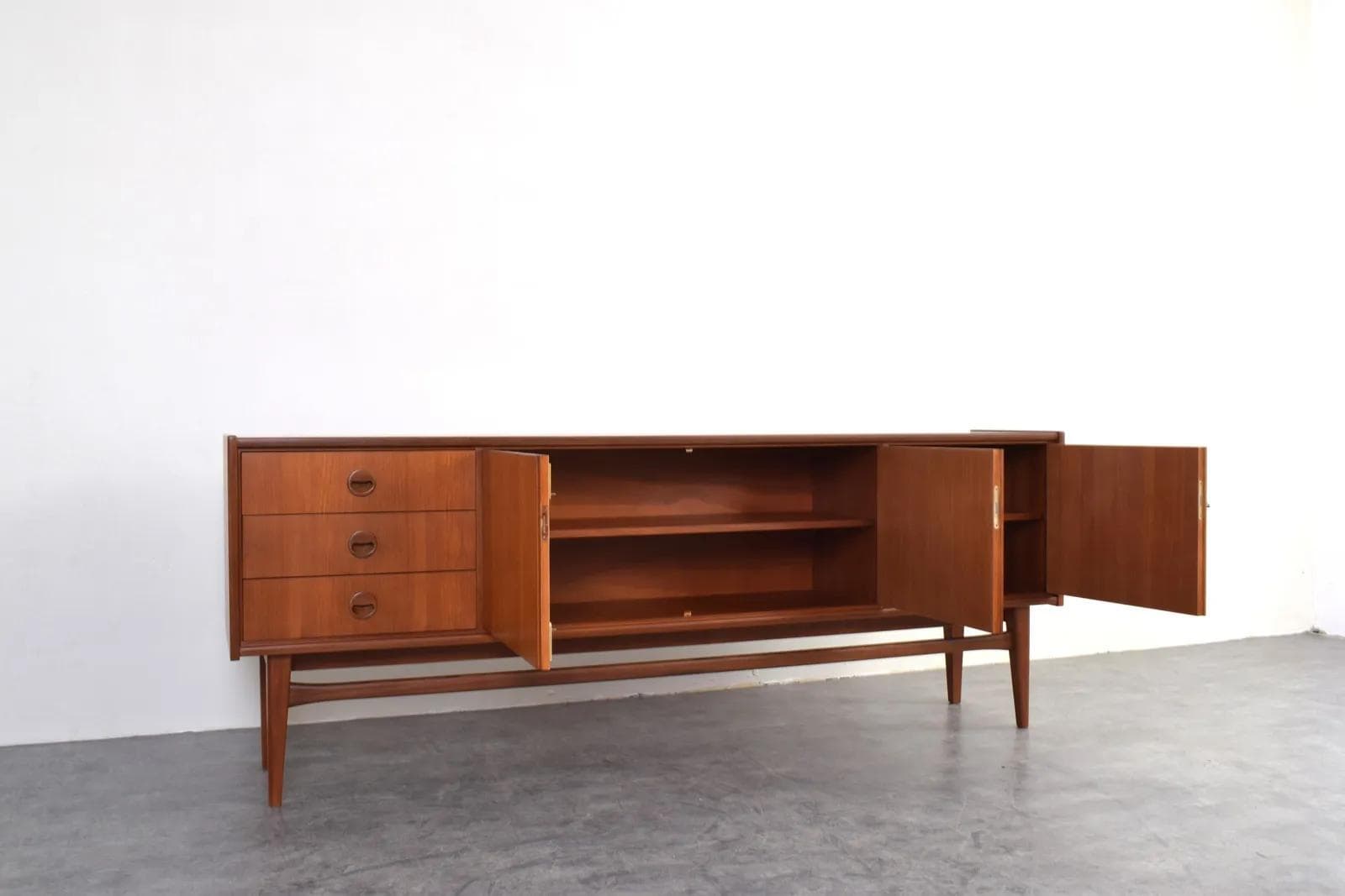 Sideboard Premium, brown, teak, Bartels, Germany, 1960s. - 315308