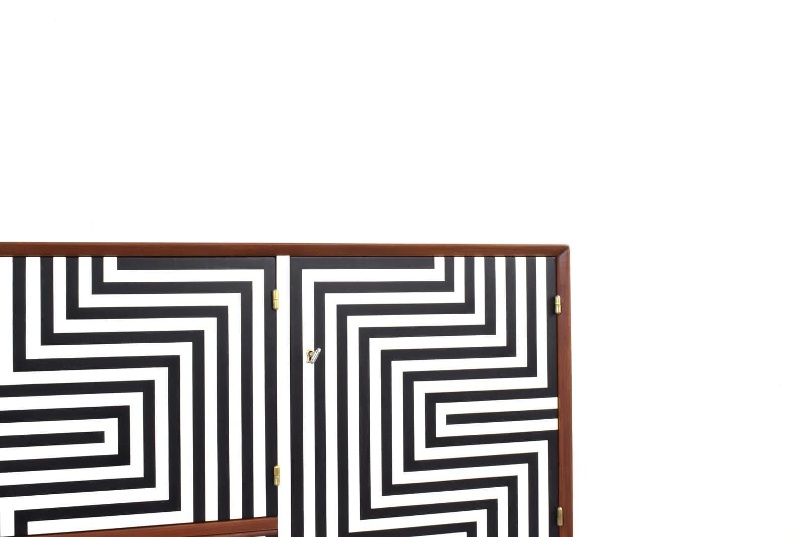 Sideboard, teak brązowy, Norwegia, lata 60. - 315266