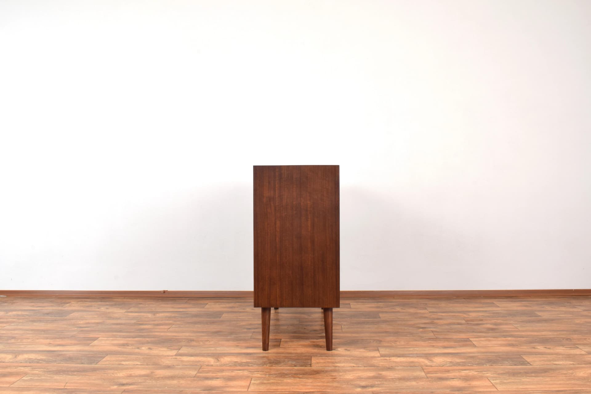 Sideboard, tambour doors, brown, teak, Denmark, 1960s. - 315223