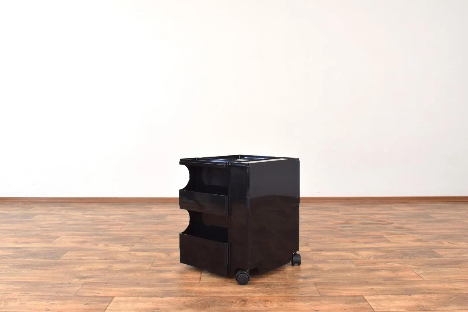 Trolley Boby, black ABS, by J. Colombo, Bieffeplast, Italy, 1970s. - 315200