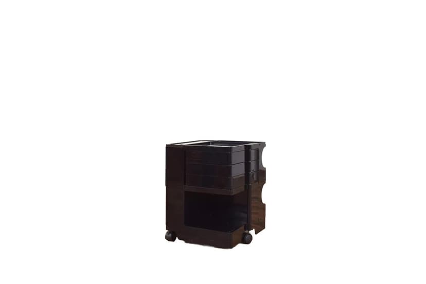 Trolley Boby, black ABS, by J. Colombo, Bieffeplast, Italy, 1970s.