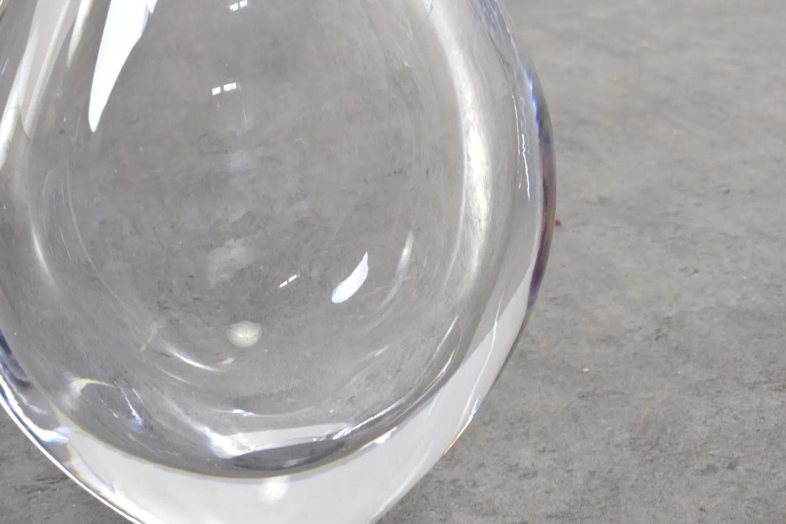 Vase Kraka, transparent glass, by S. Palmqvist, Orrefors, Sweden, 1960s. - 315180