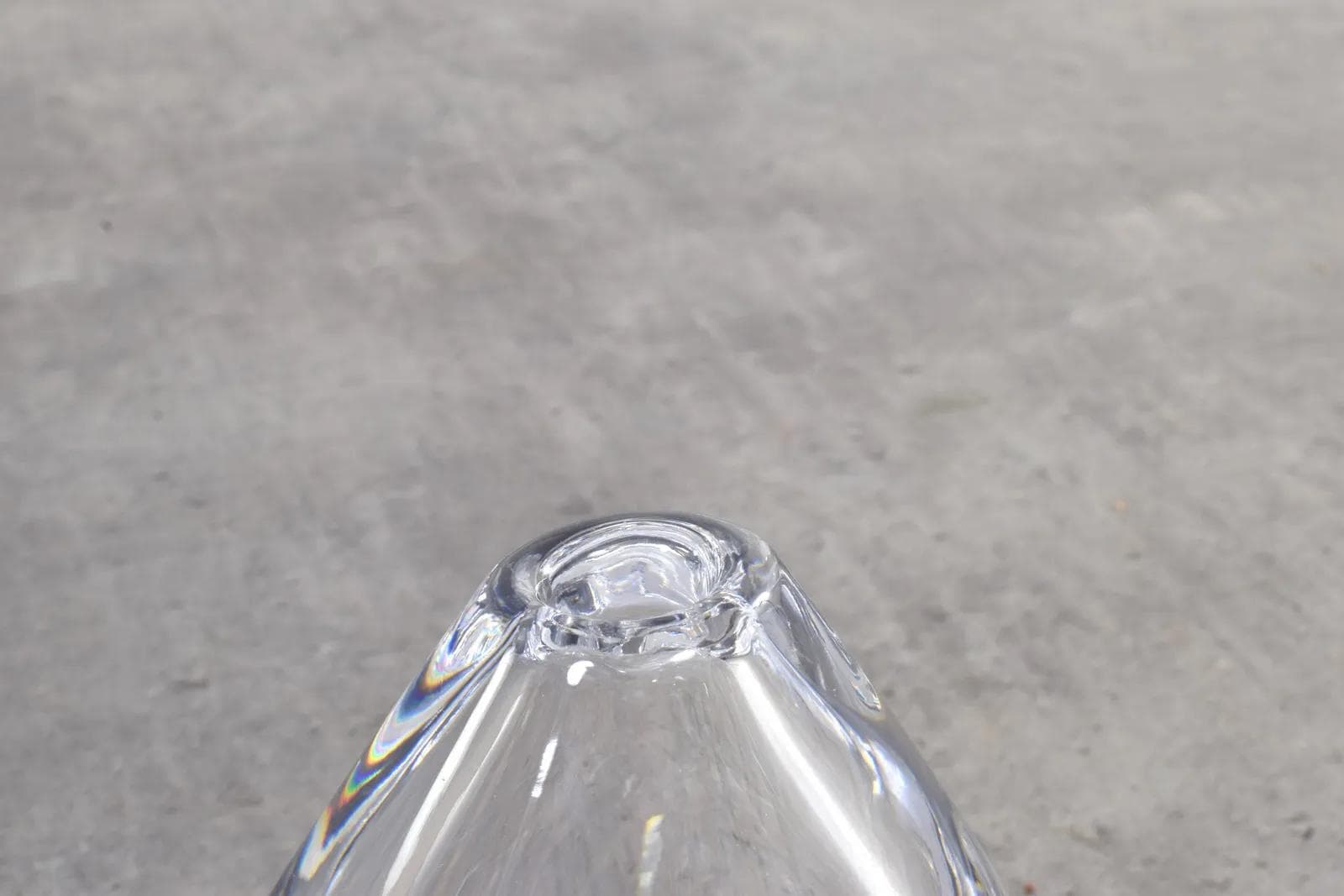 Vase Kraka, transparent glass, by S. Palmqvist, Orrefors, Sweden, 1960s. - 315177