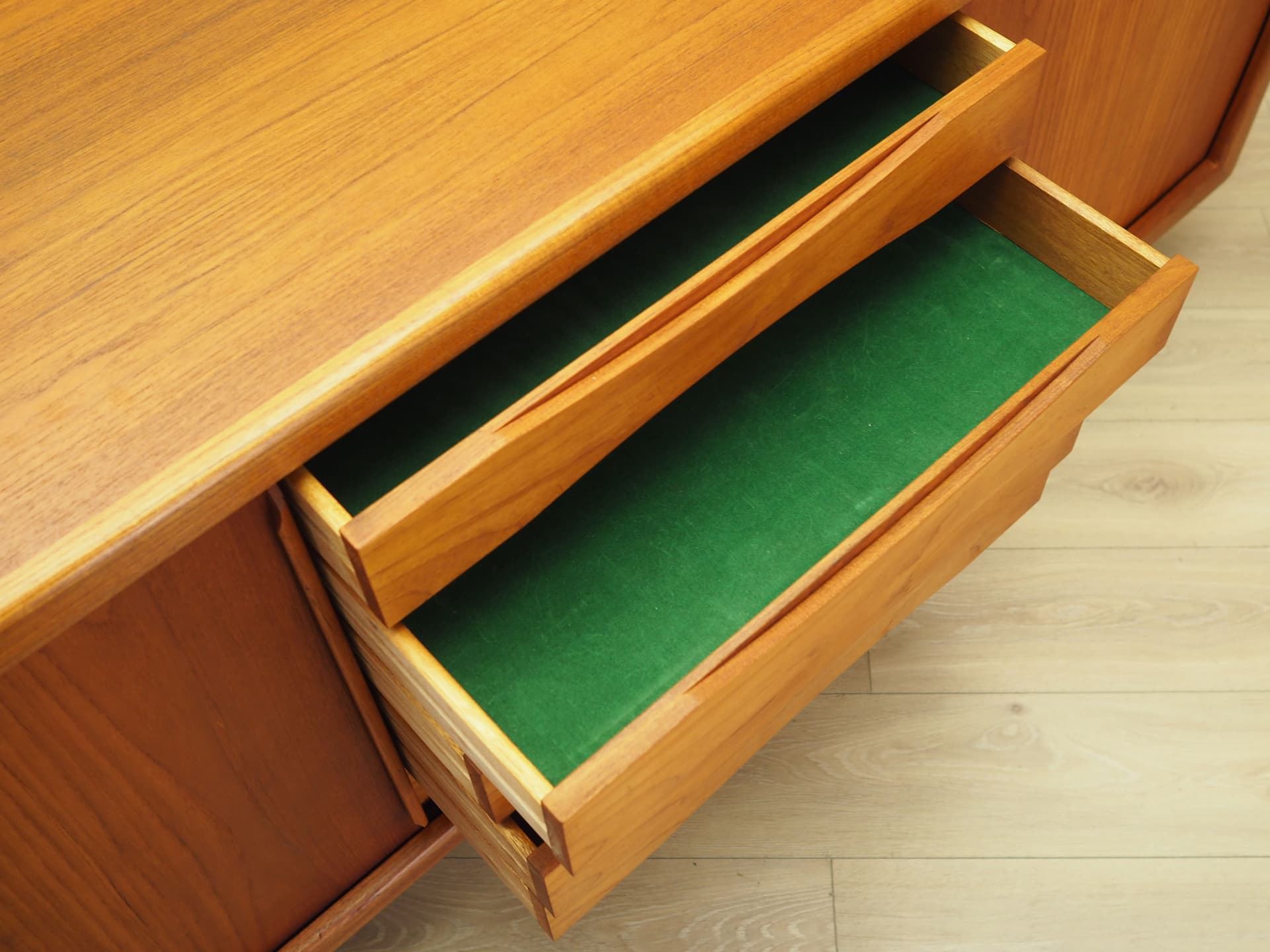 Sideboard, teak brązowy, Dania, lata 70. - 66475